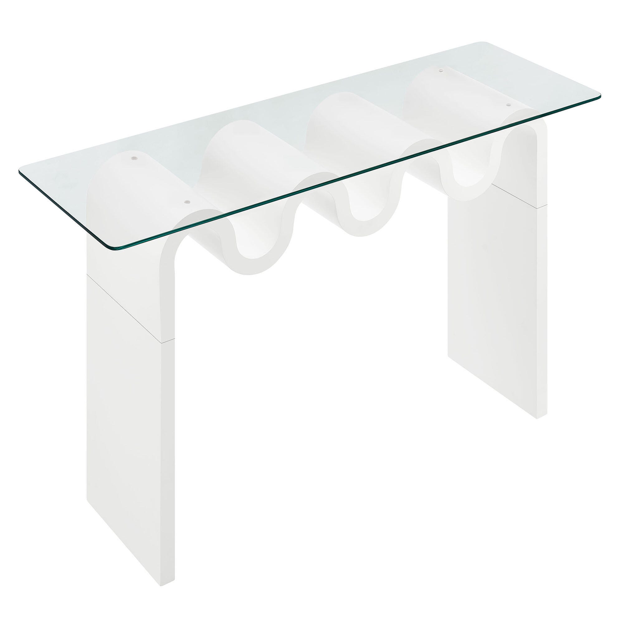 Modway Ondine Console Table, White, large