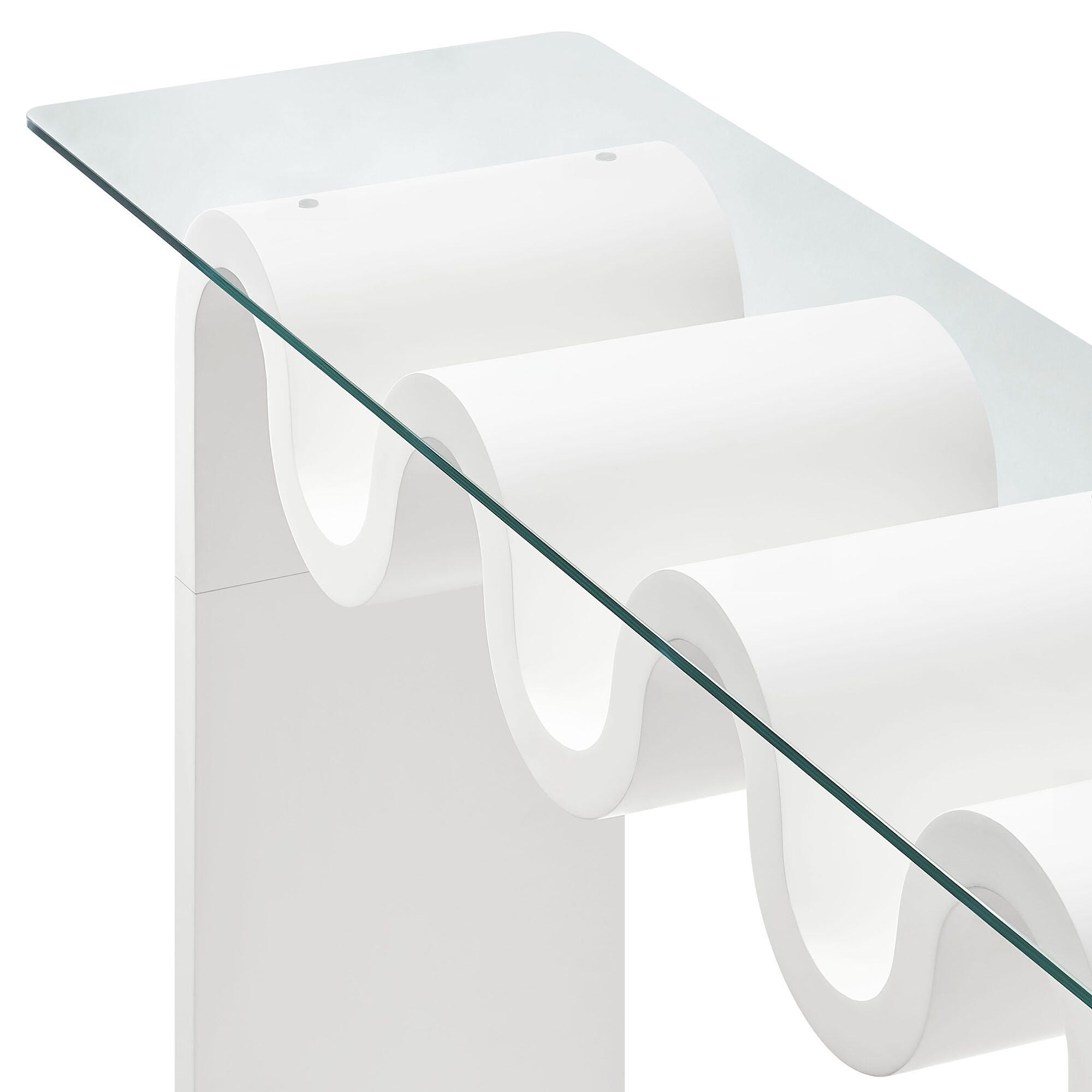 Modway Ondine Console Table, White, large