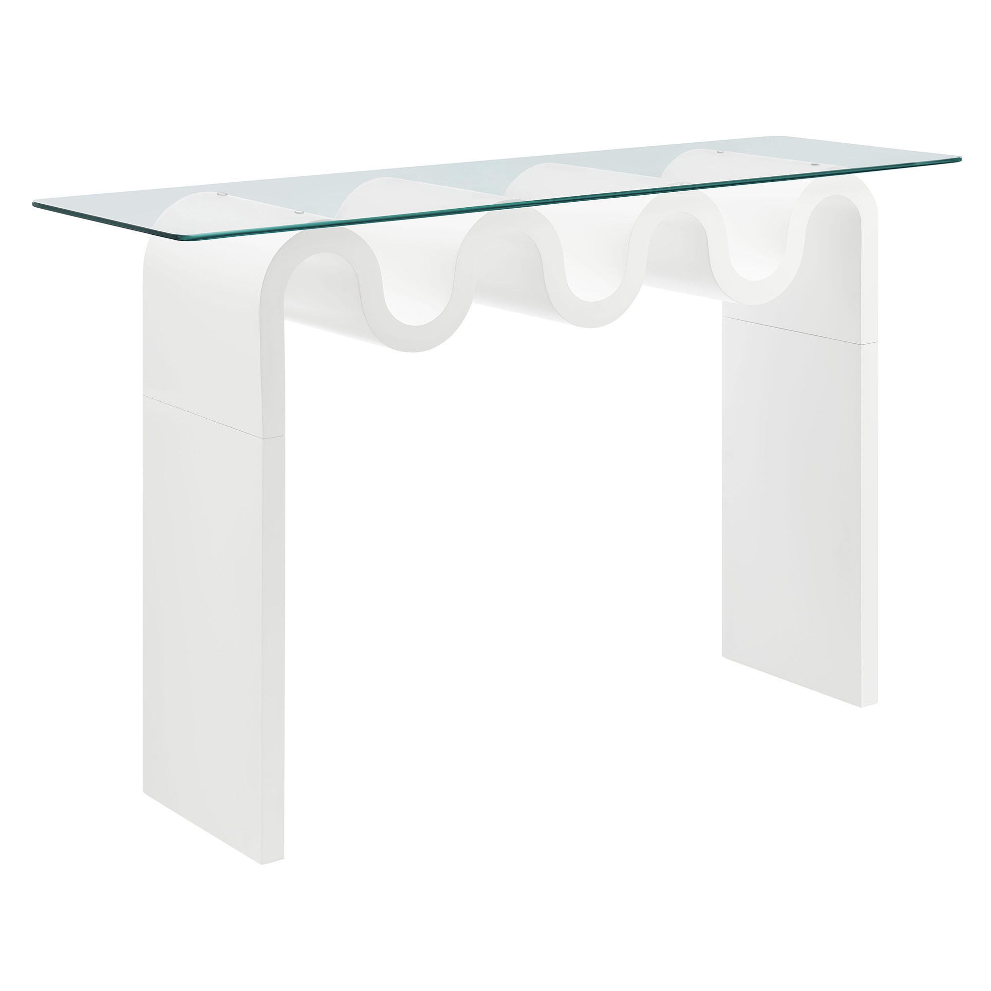 Modway Ondine Console Table, White, large