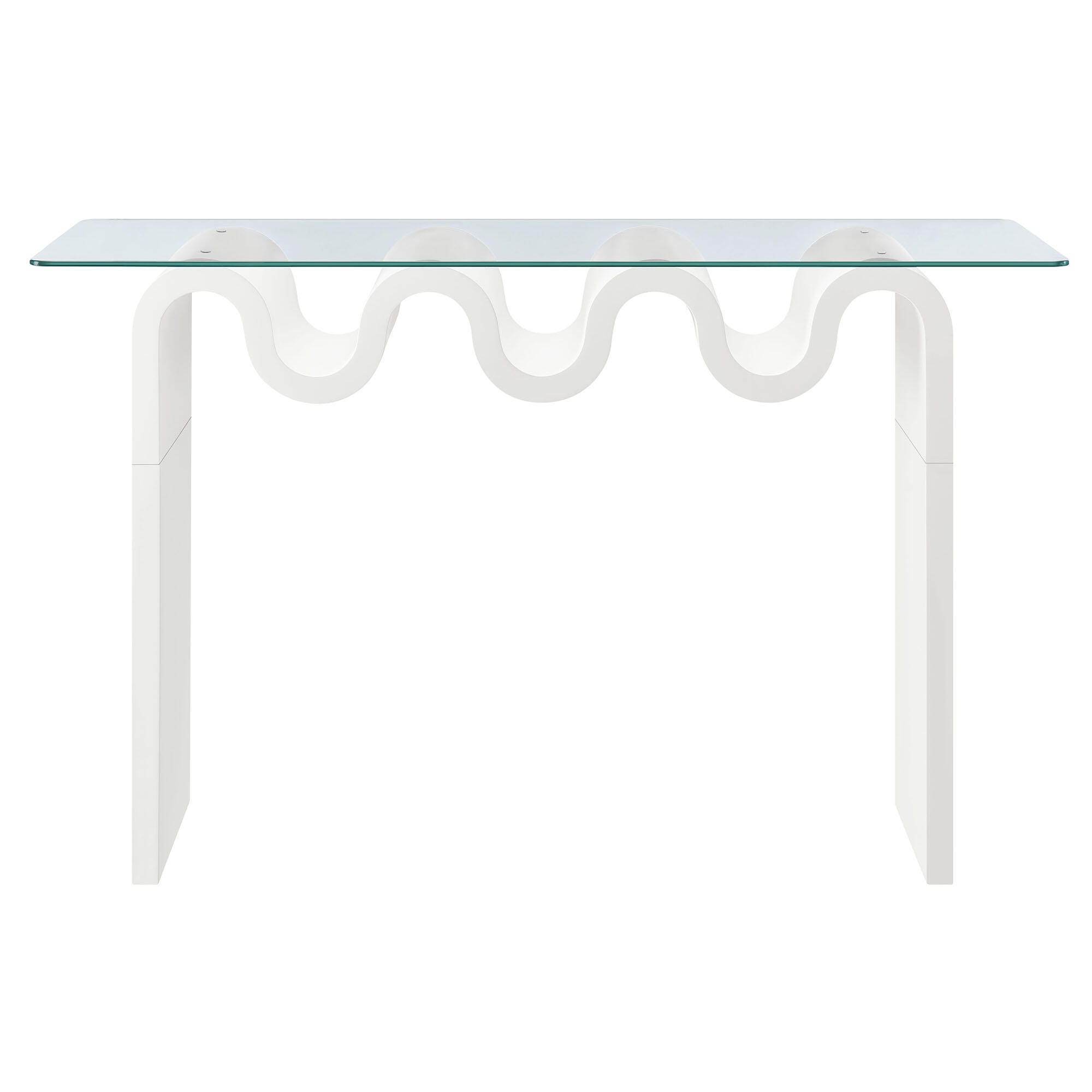 Modway Ondine Console Table, White, large