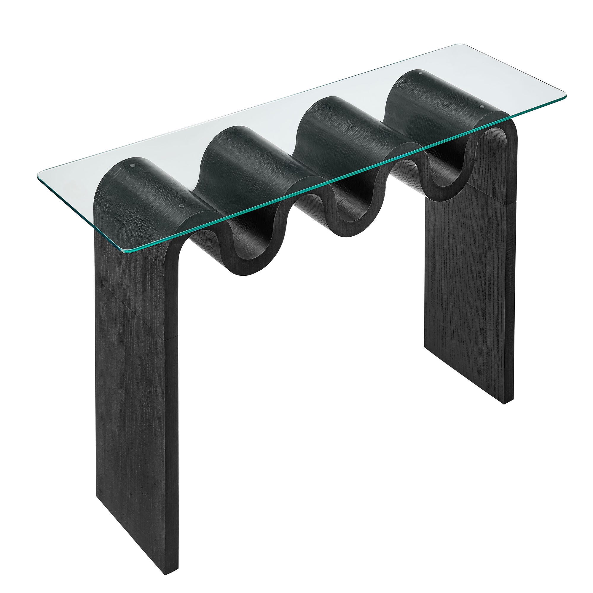 Modway Ondine Console Table, Black, large