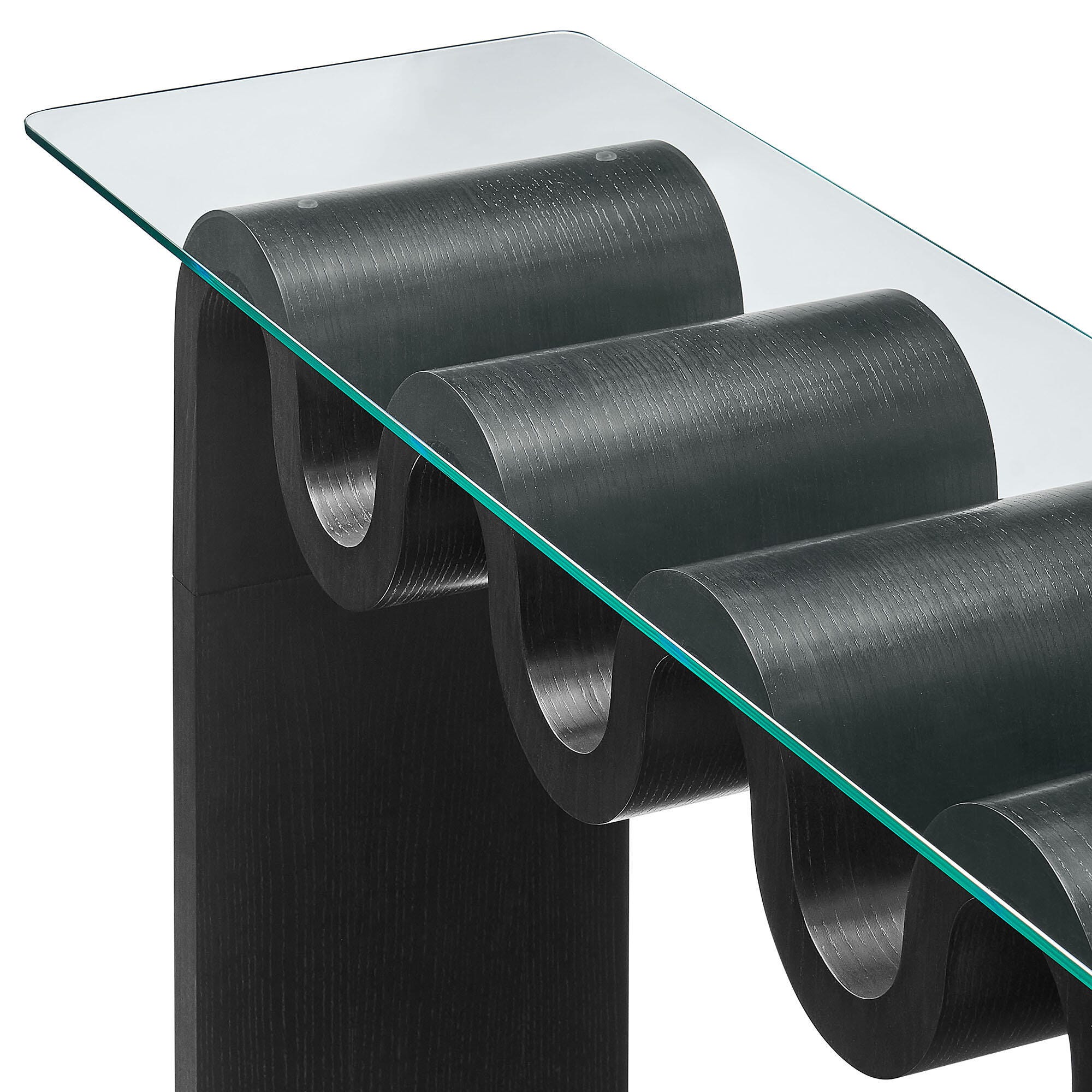 Modway Ondine Console Table, Black, large
