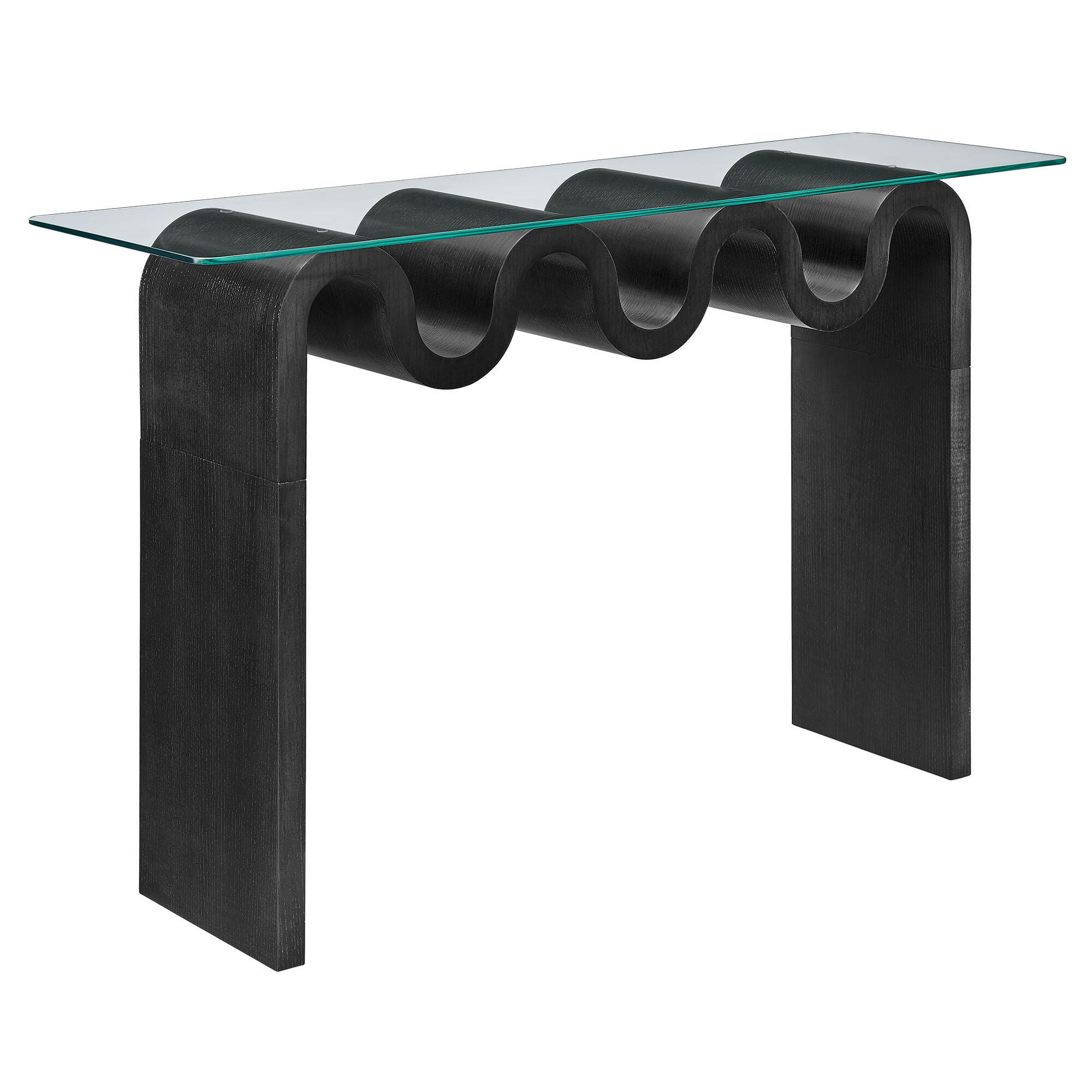 Modway Ondine Console Table, Black, large