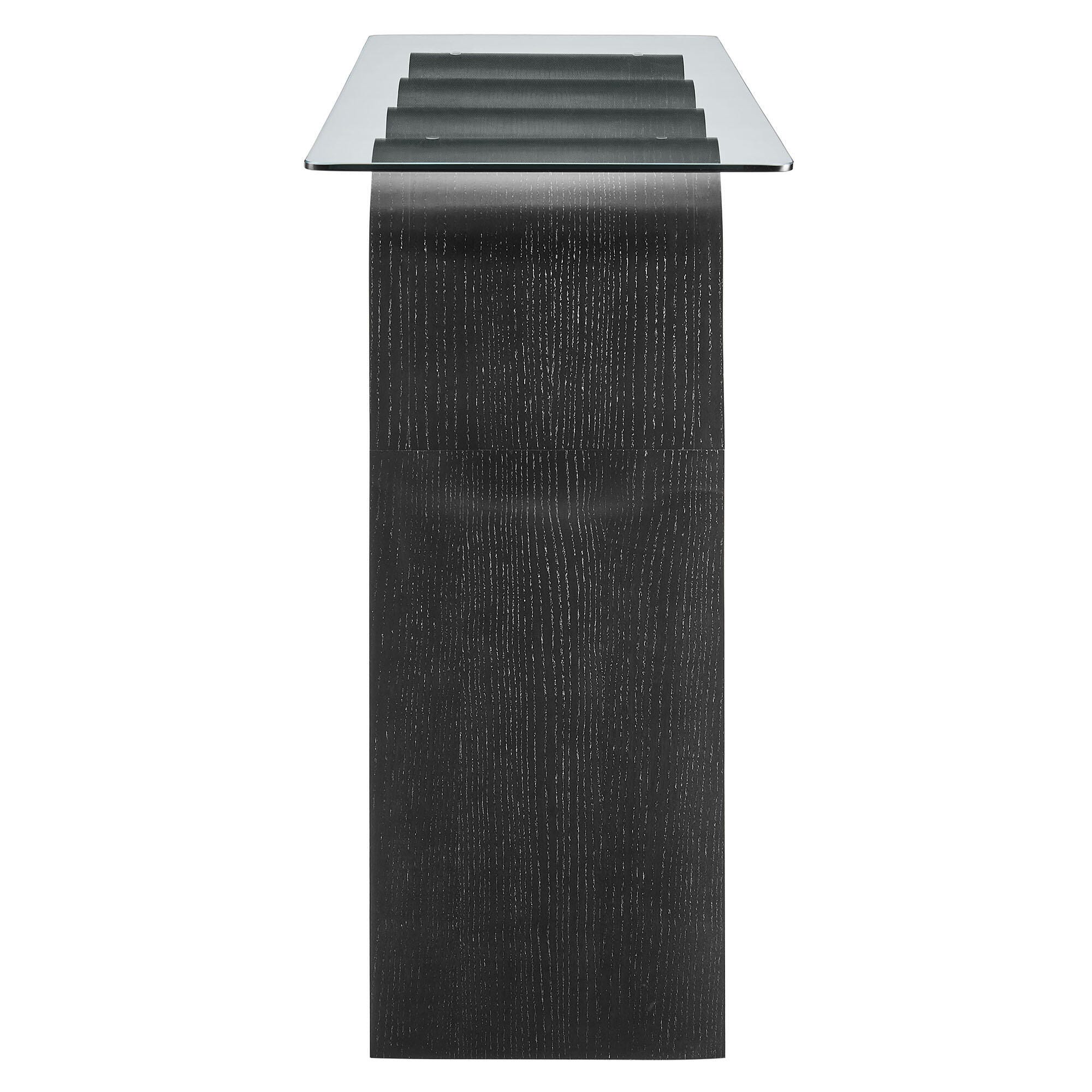 Modway Ondine Console Table, Black, large