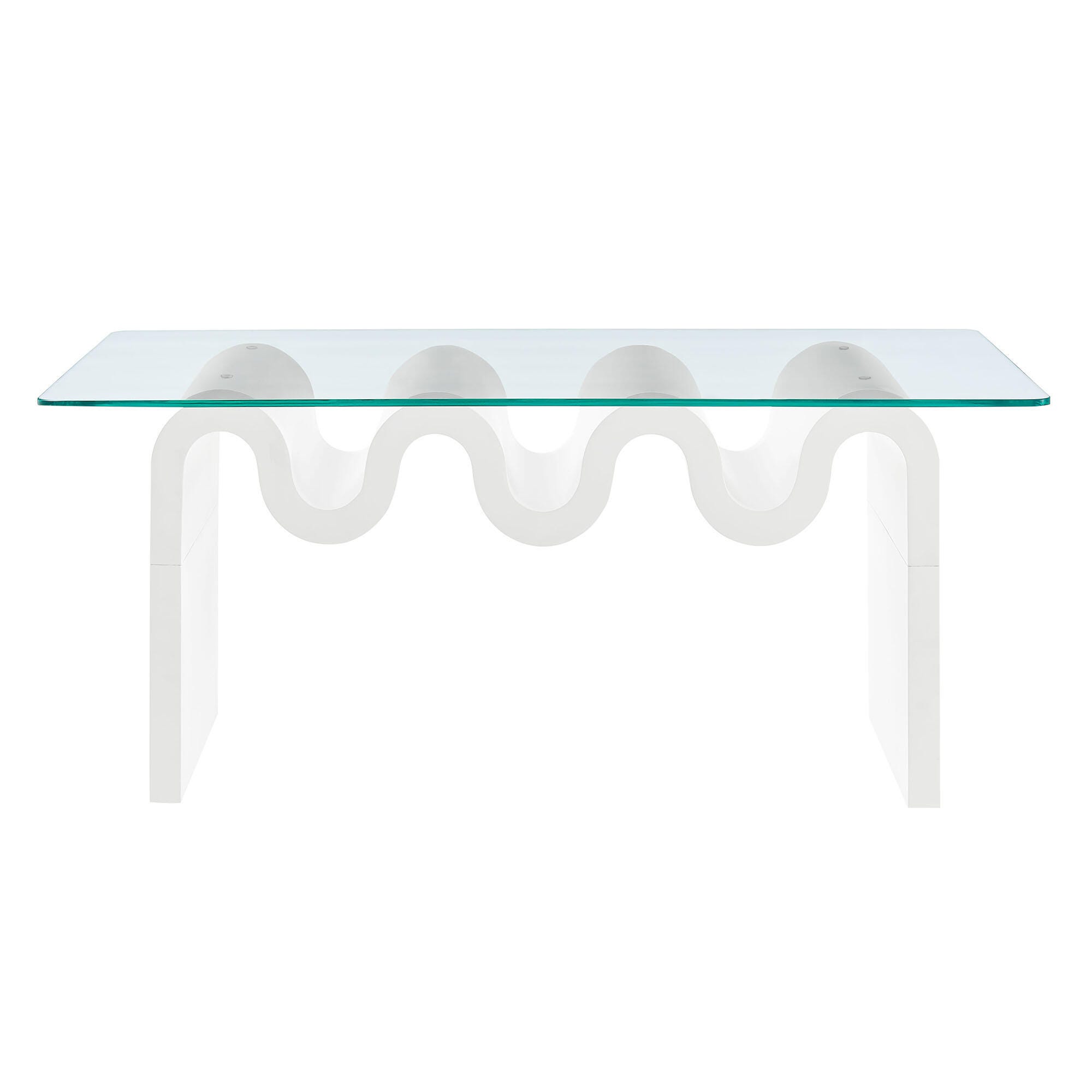 Modway Ondine Coffee Table, White, large