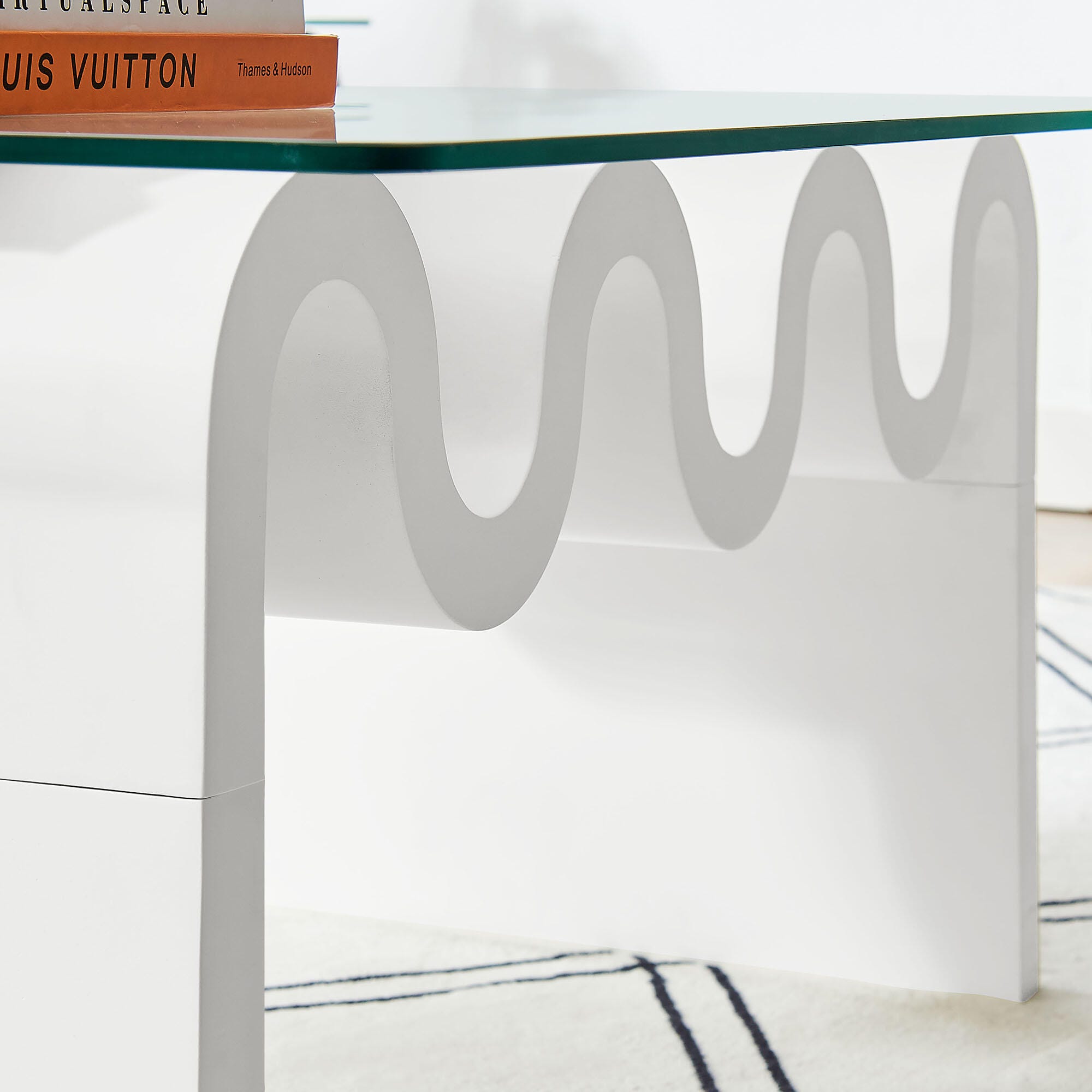 Modway Ondine Coffee Table, White, large