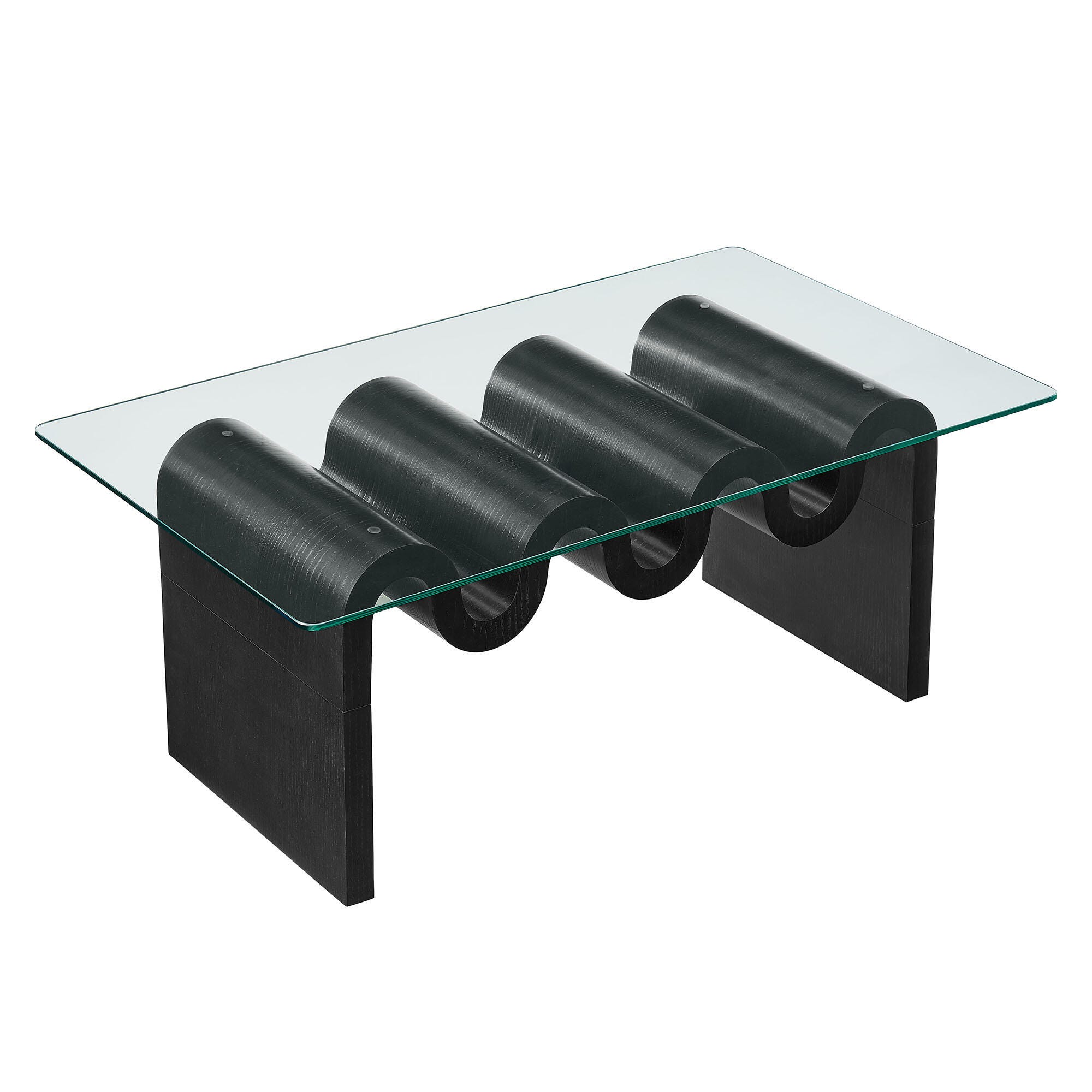 Modway Ondine Coffee Table, Black, large