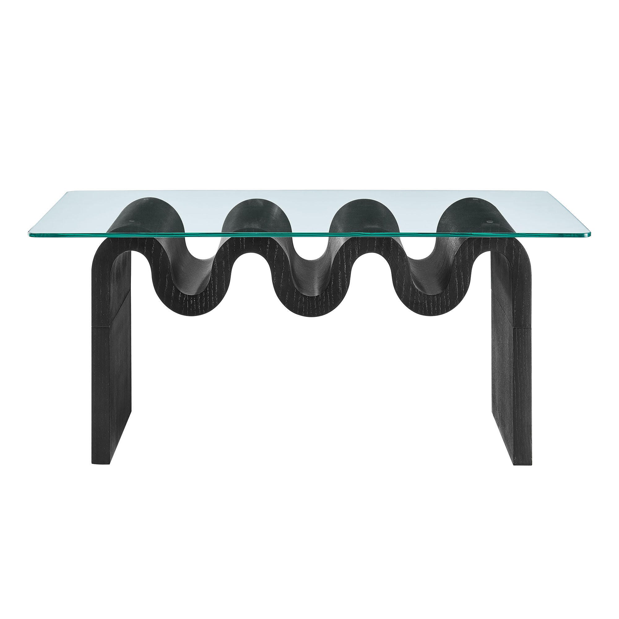 Modway Ondine Coffee Table, Black, large