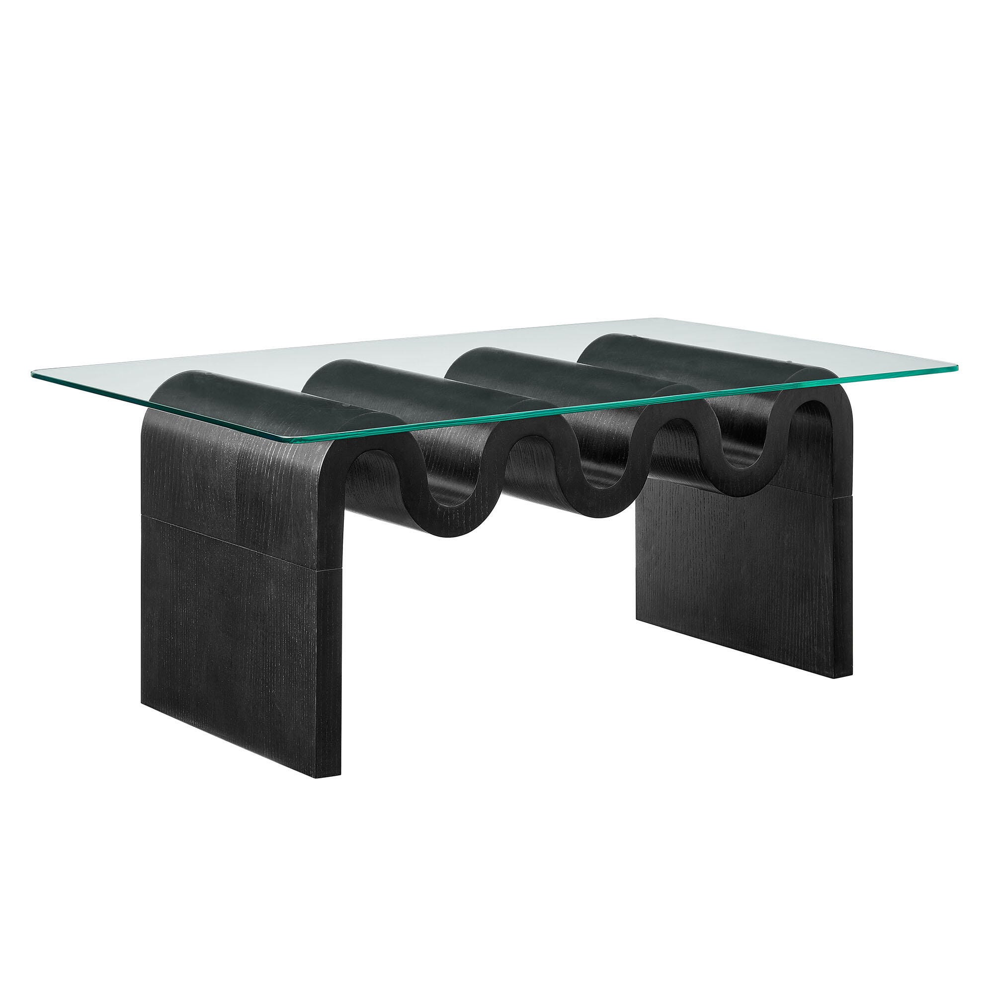 Modway Ondine Coffee Table, Black, large