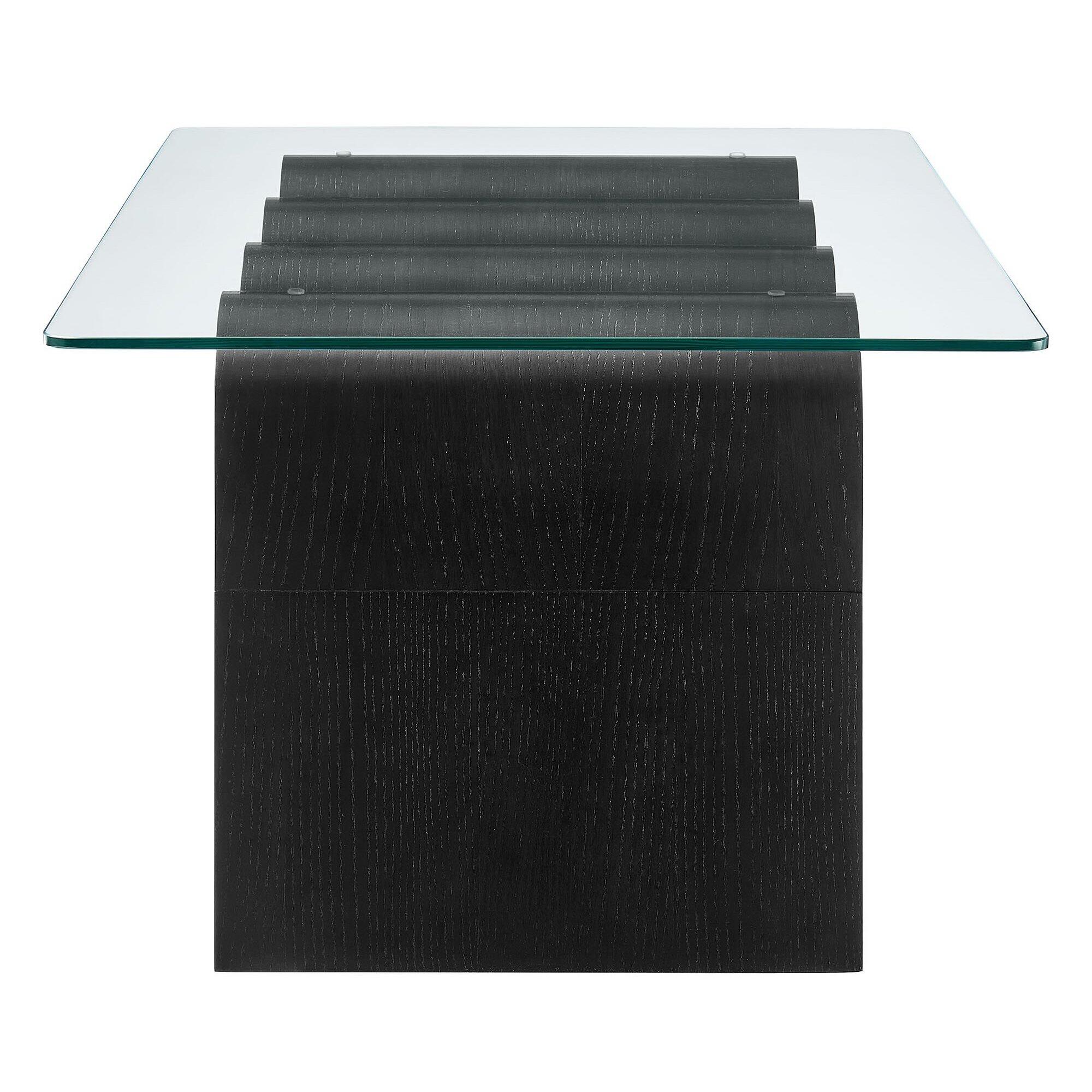 Modway Ondine Coffee Table, Black, large