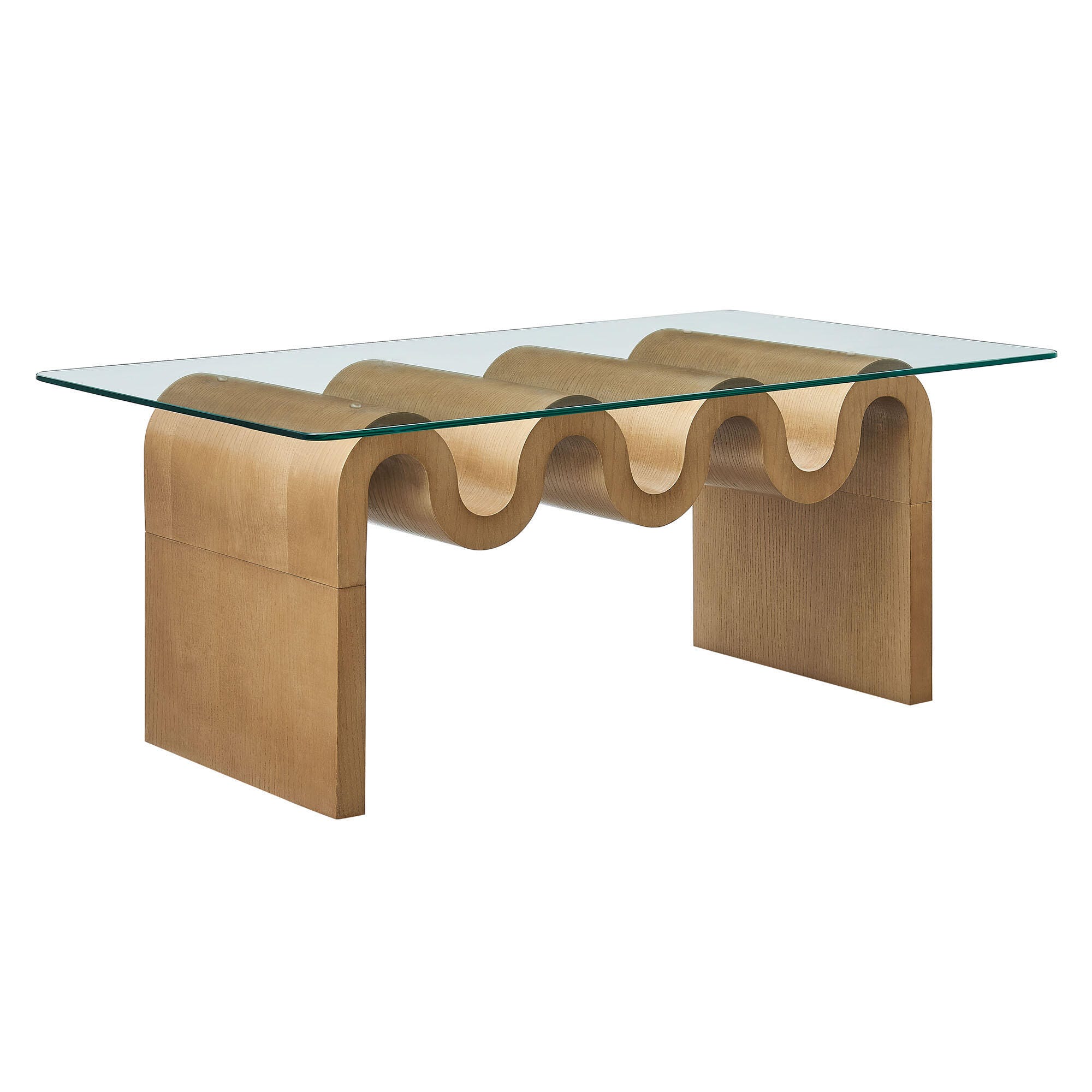 Modway Ondine Coffee Table, Natural, large