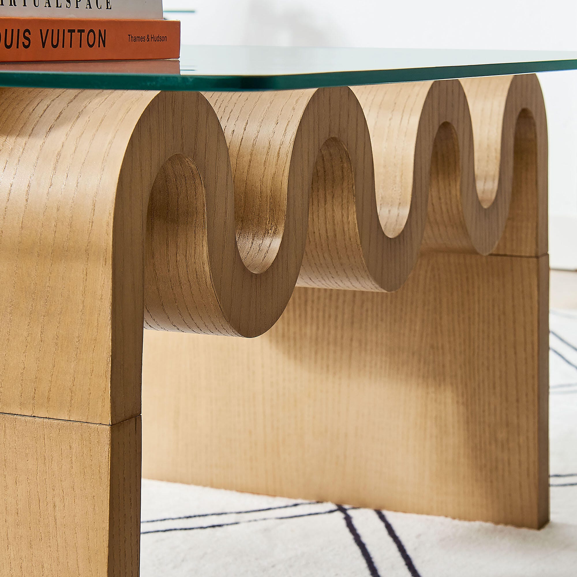 Modway Ondine Coffee Table, Natural, large