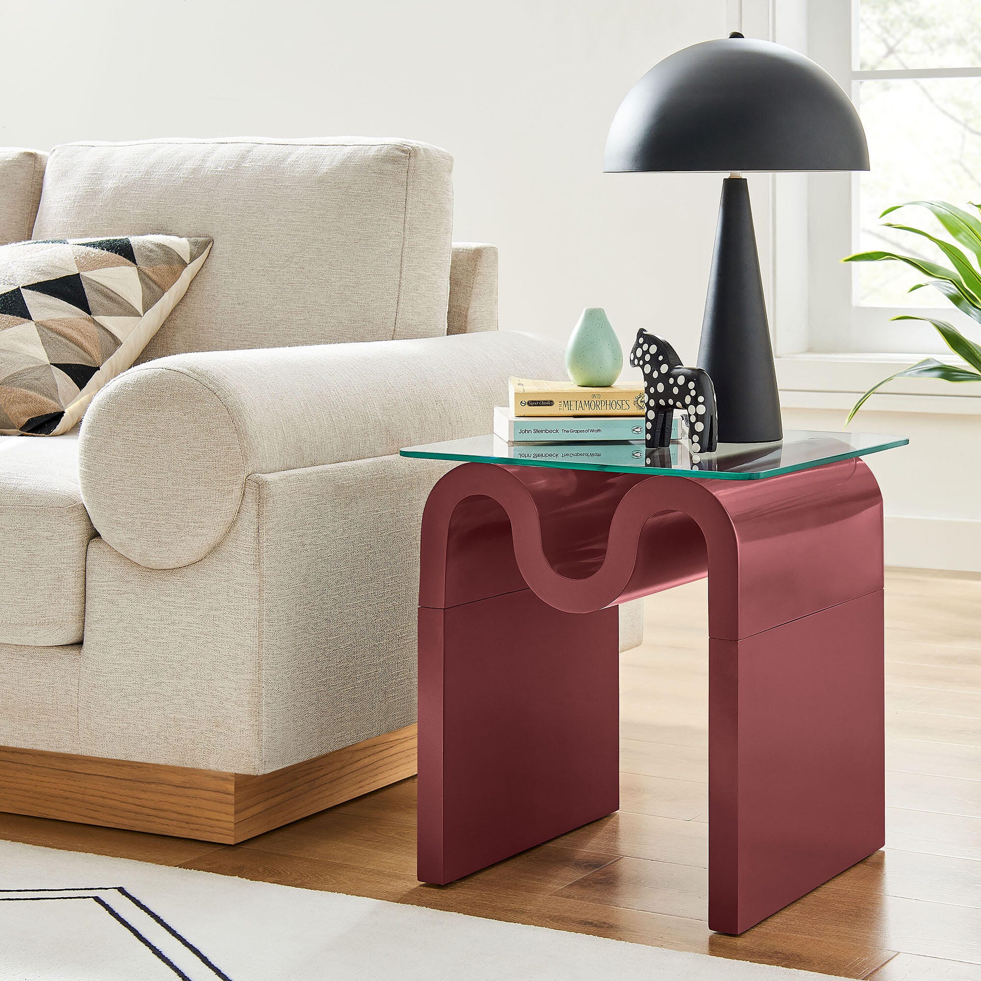Modway Ondine End Table, Spiced Apple, rollover