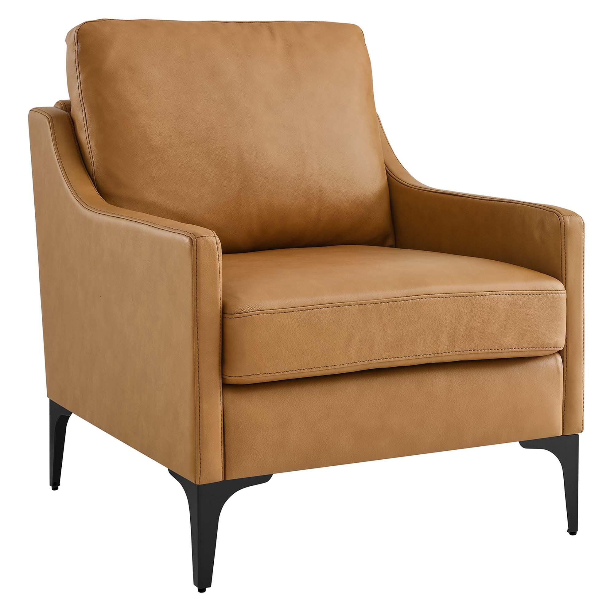 Modway Corland Accent Chair, Tan, large