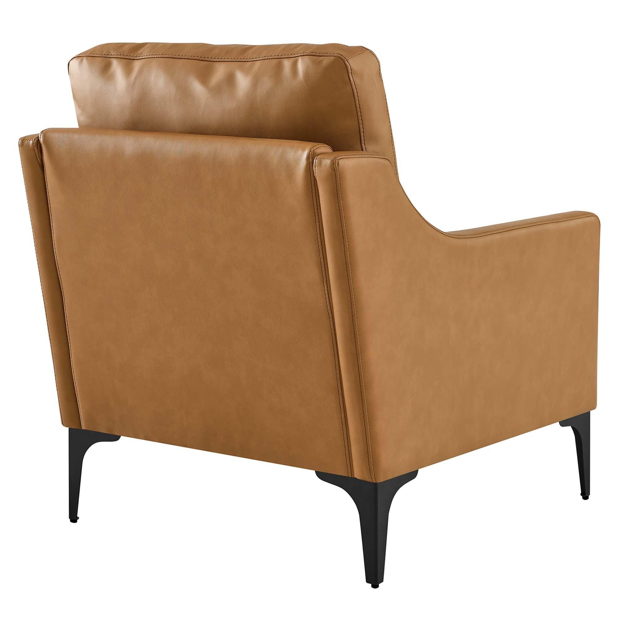 Modway Corland Accent Chair, Tan, large