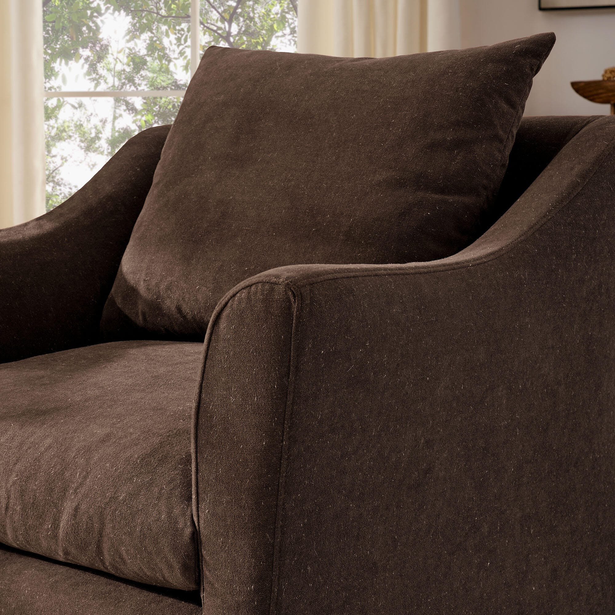 Modway Somerset Accent Chair, Cocoa, large