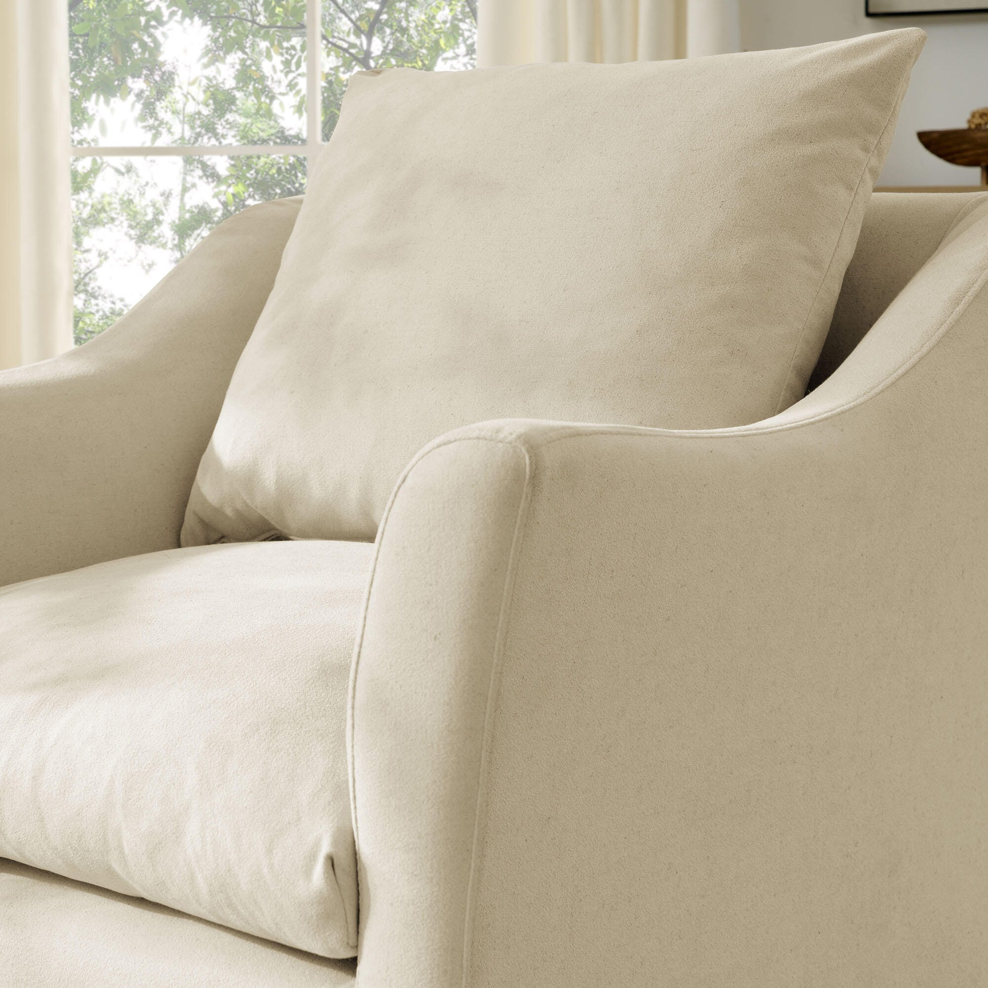 Modway Somerset Accent Chair, Beige, large