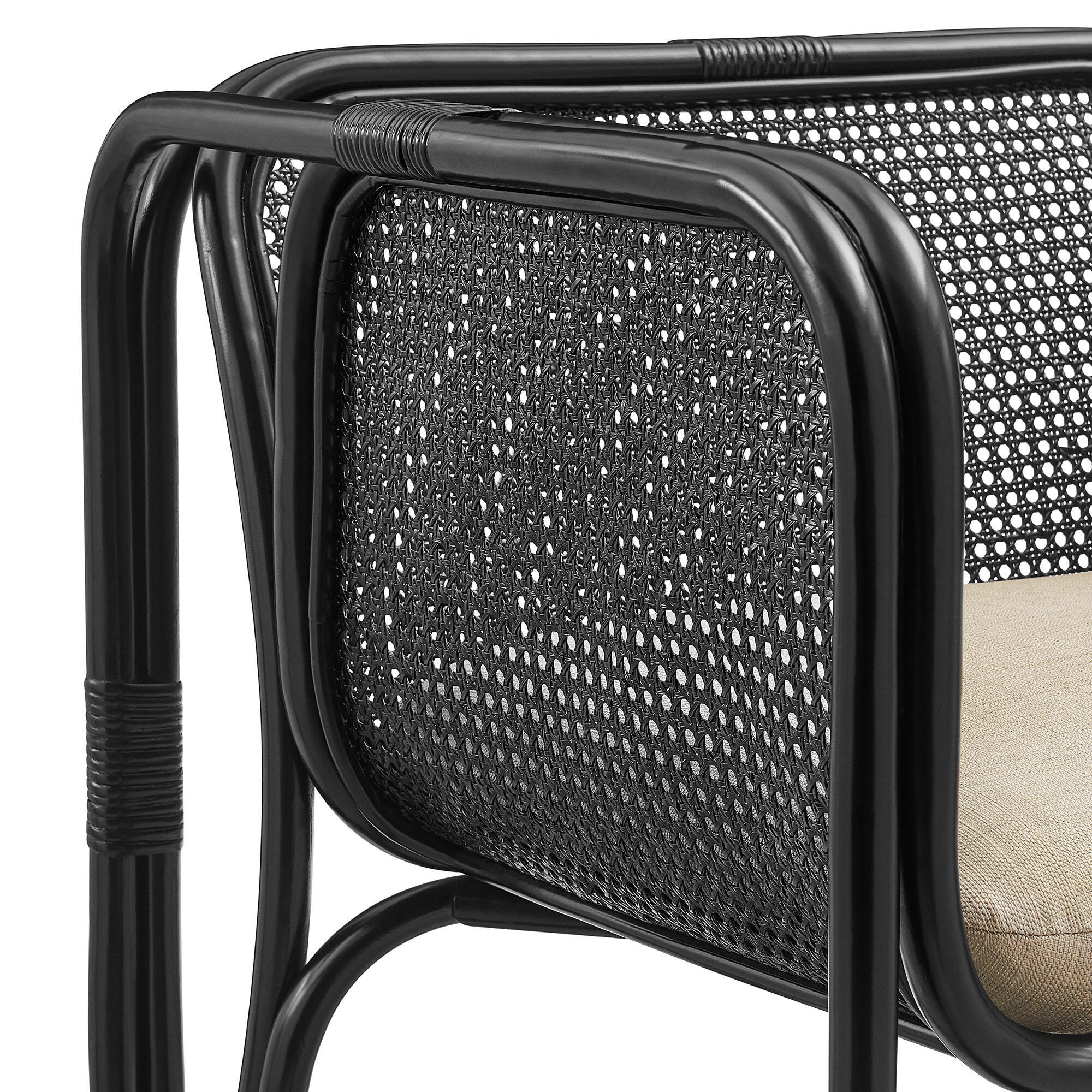Modway Ellis Accent Chair, Black, large
