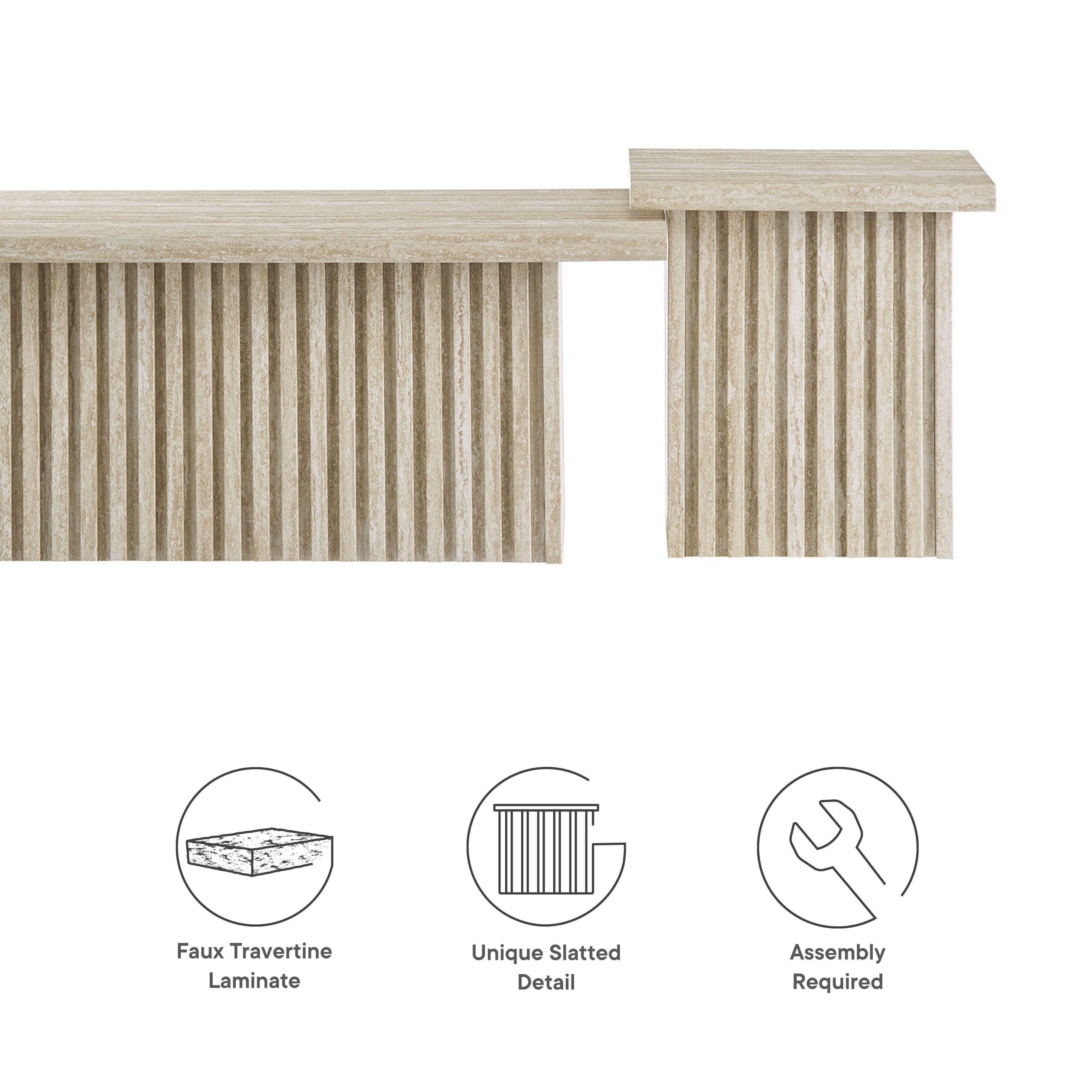 Modway Render Nesting Coffee Table (Set of 2), , large