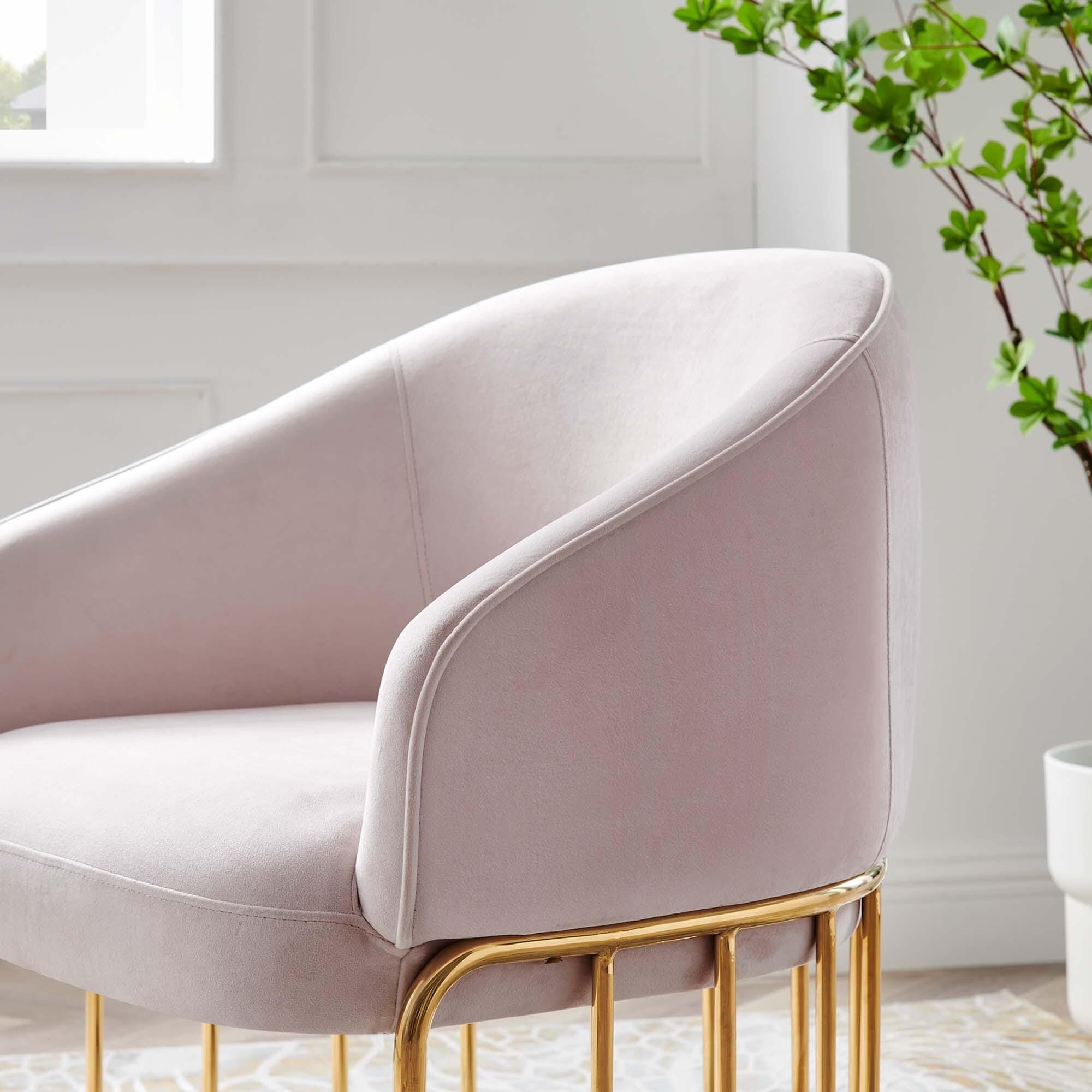 Modway Legacy Accent Chair, Pink, large