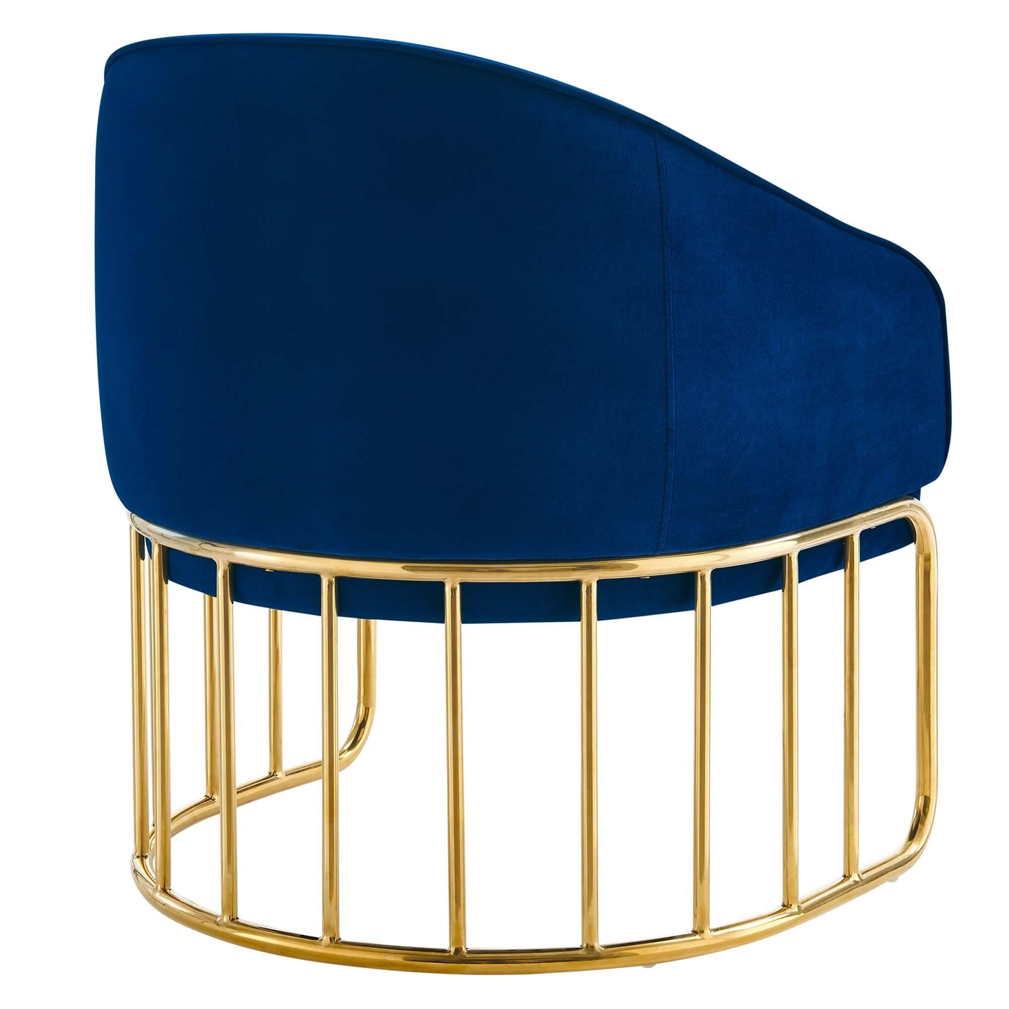 Modway Legacy Accent Chair, Navy, large