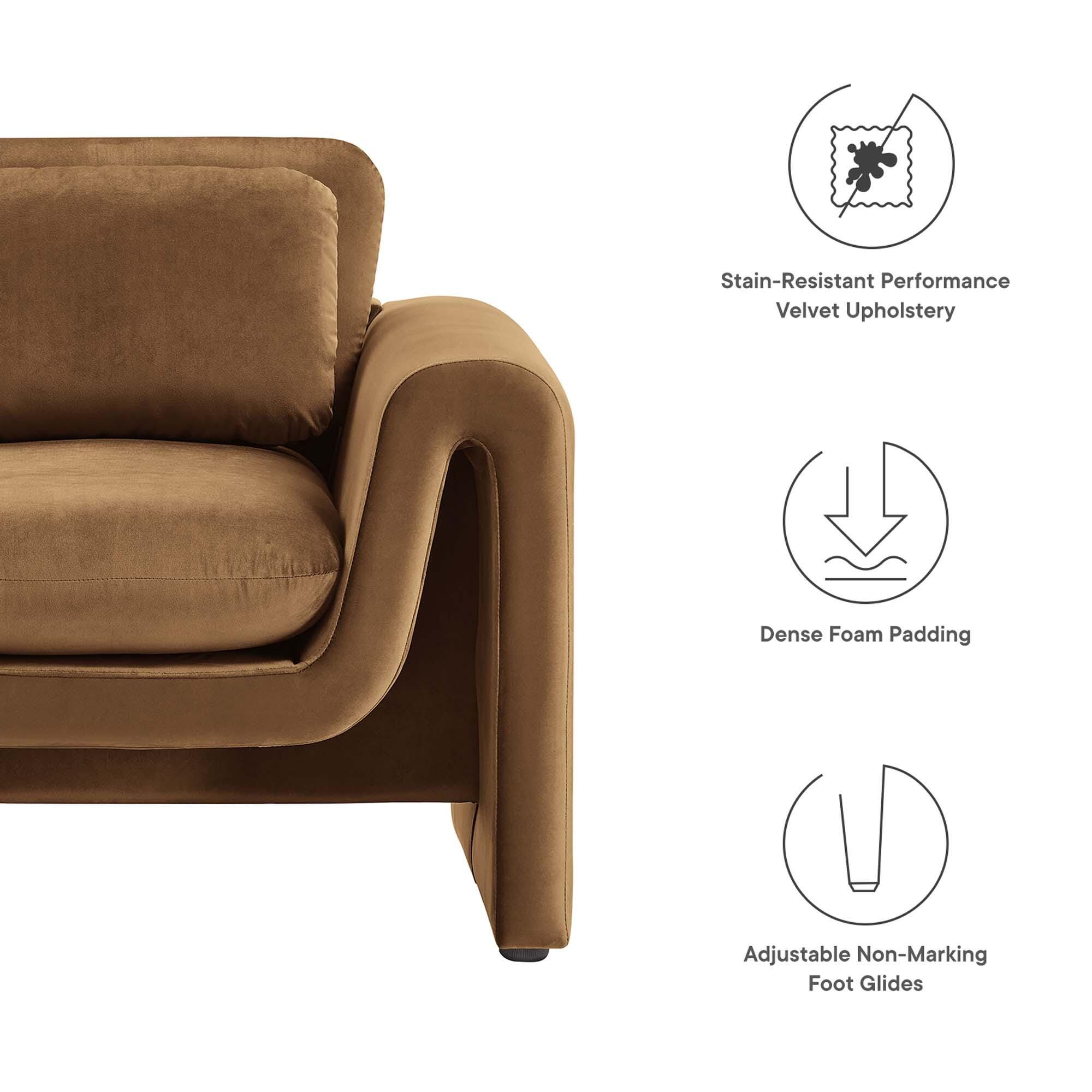 Modway Waverly Solid Accent Chair, , large
