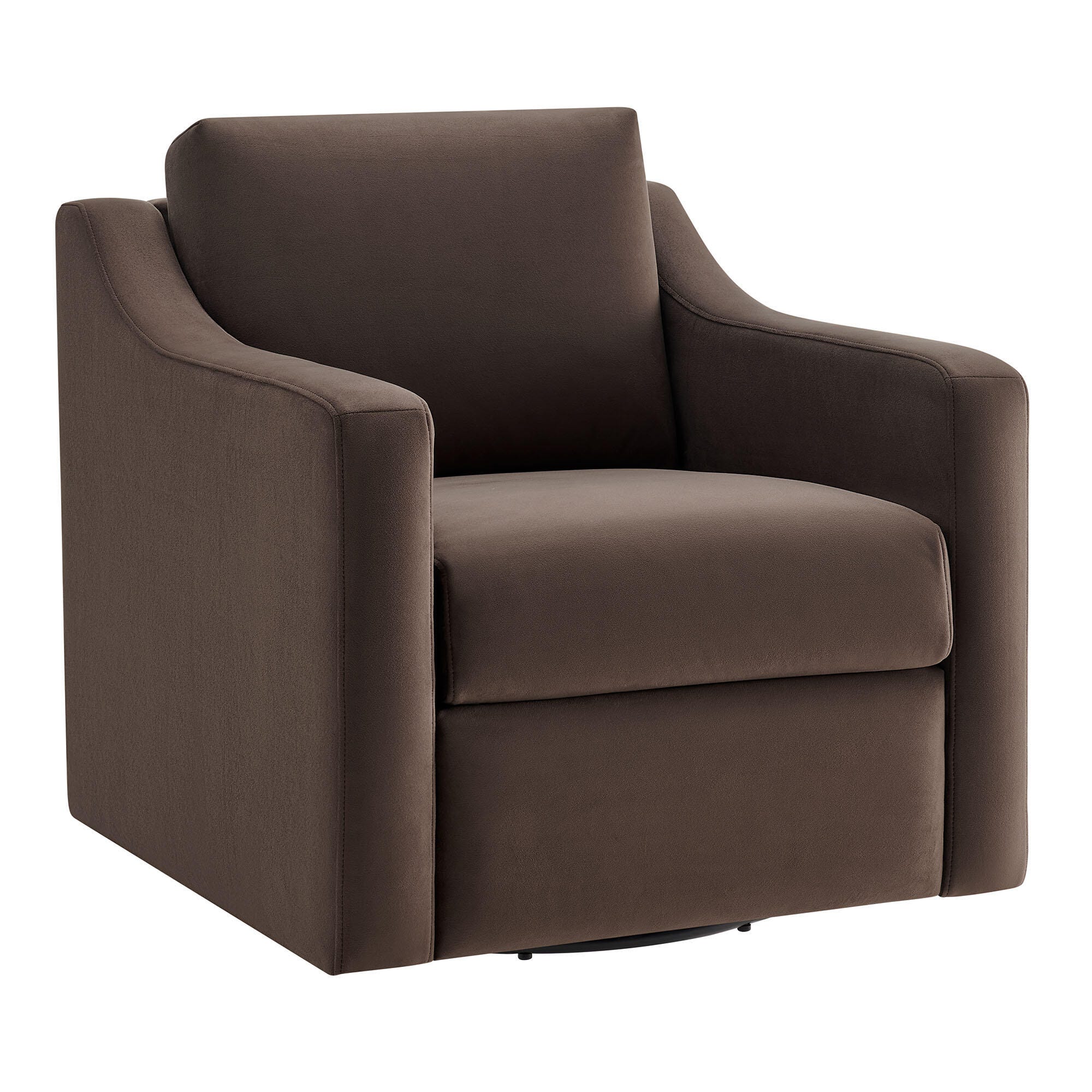 Modway Liora Accent Chair, Chocolate, large