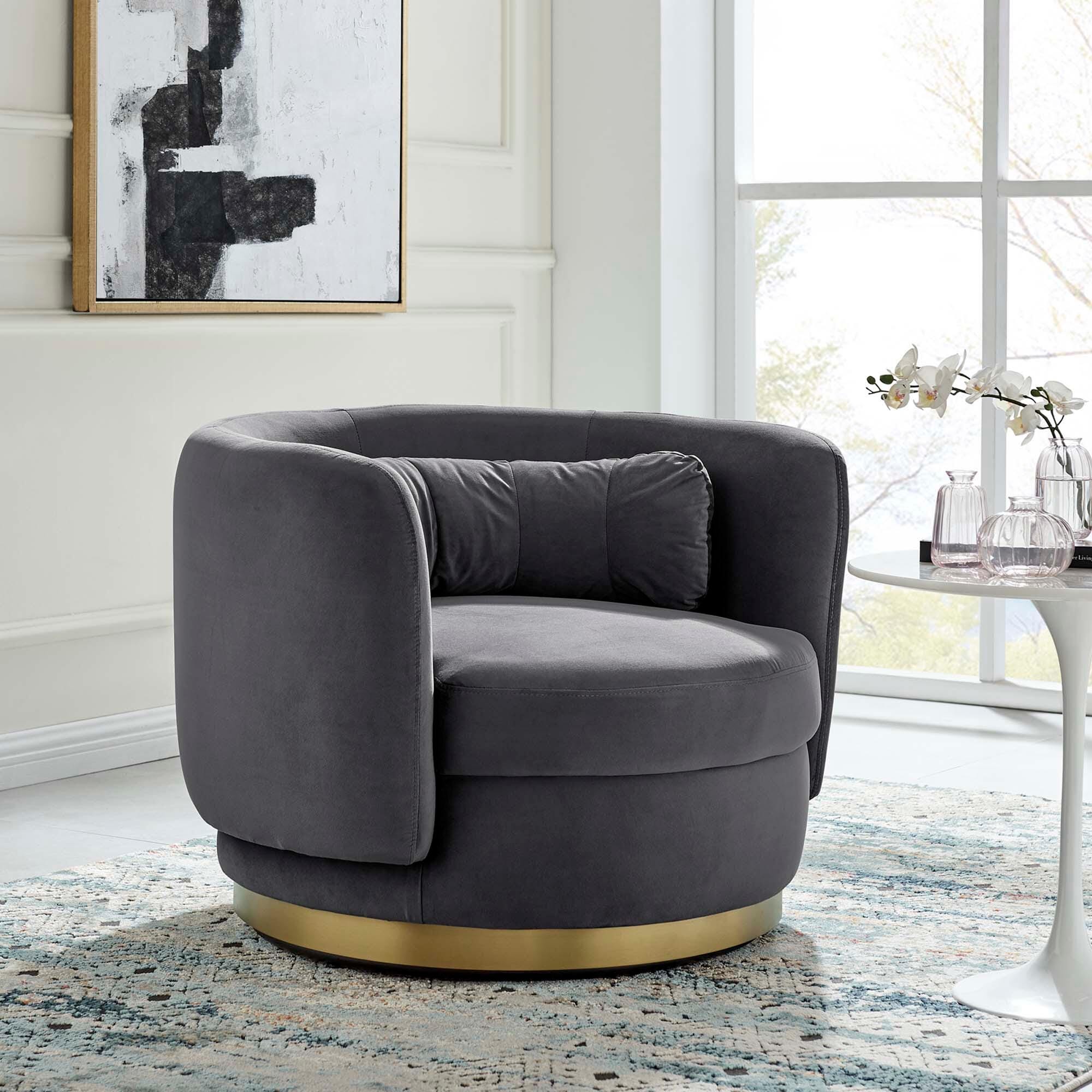 Modway Relish Swivel Accent Chair, , rollover