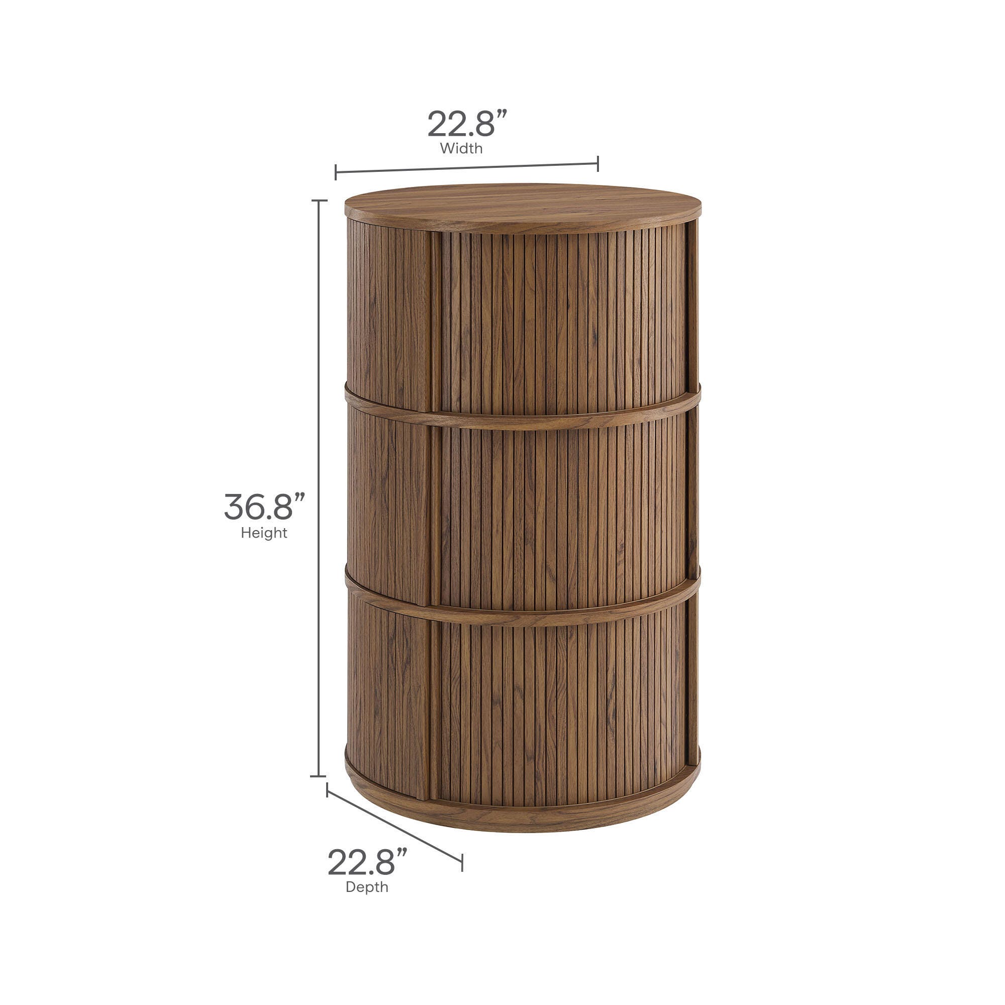 Modway Clement Round Accent Table, , large
