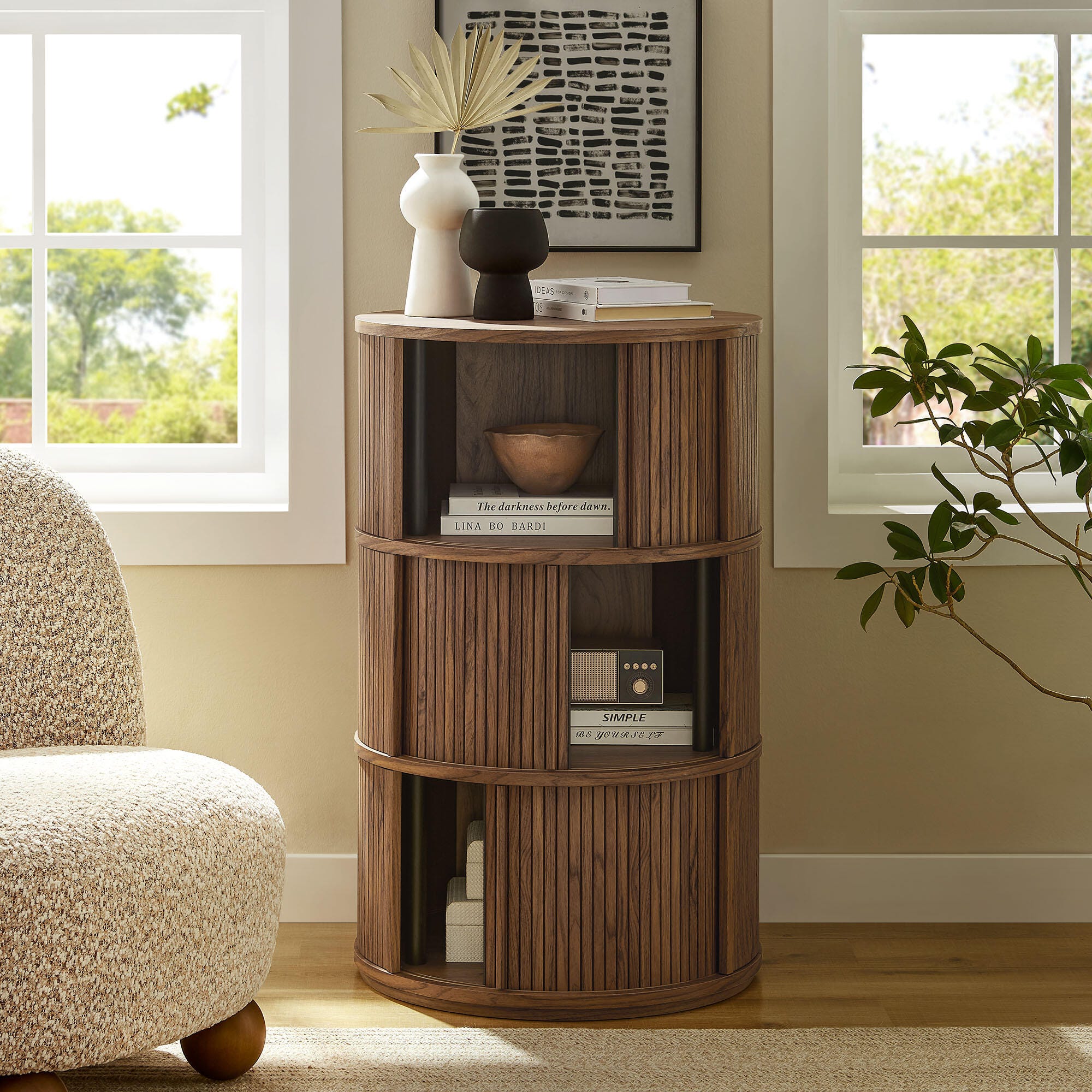 Modway Clement Round Accent Table, , large