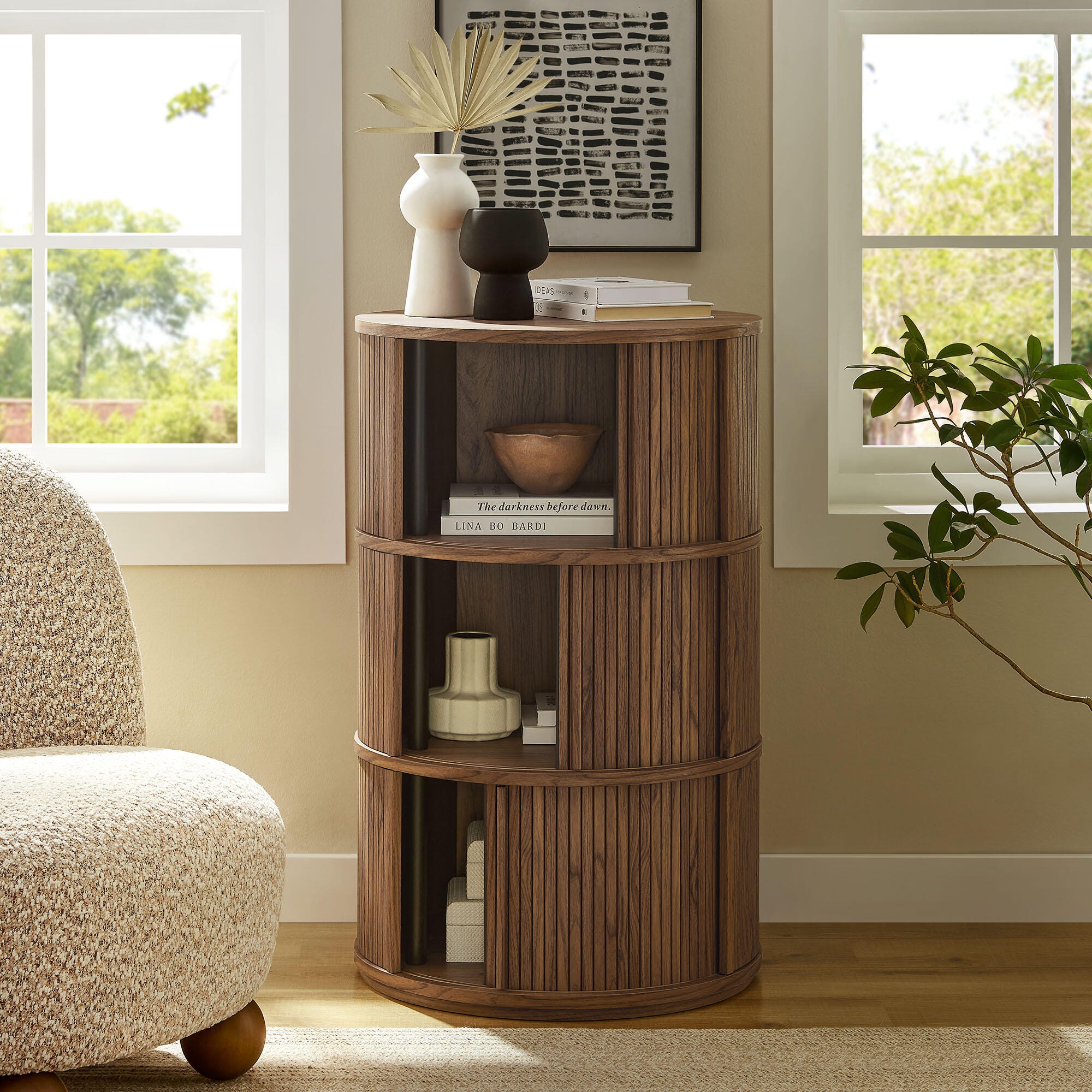 Modway Clement Round Accent Table, , large