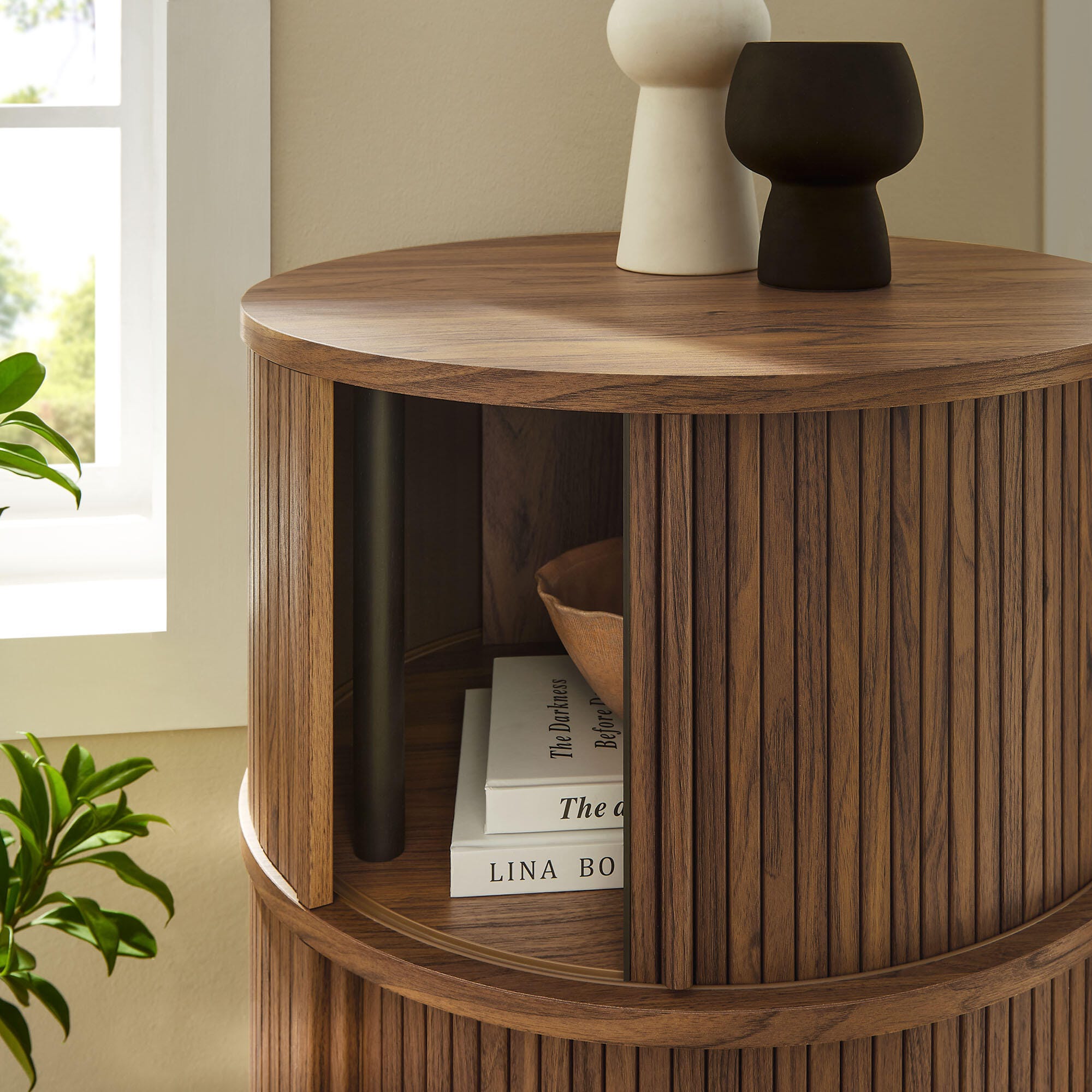 Modway Clement Round Accent Table, , large