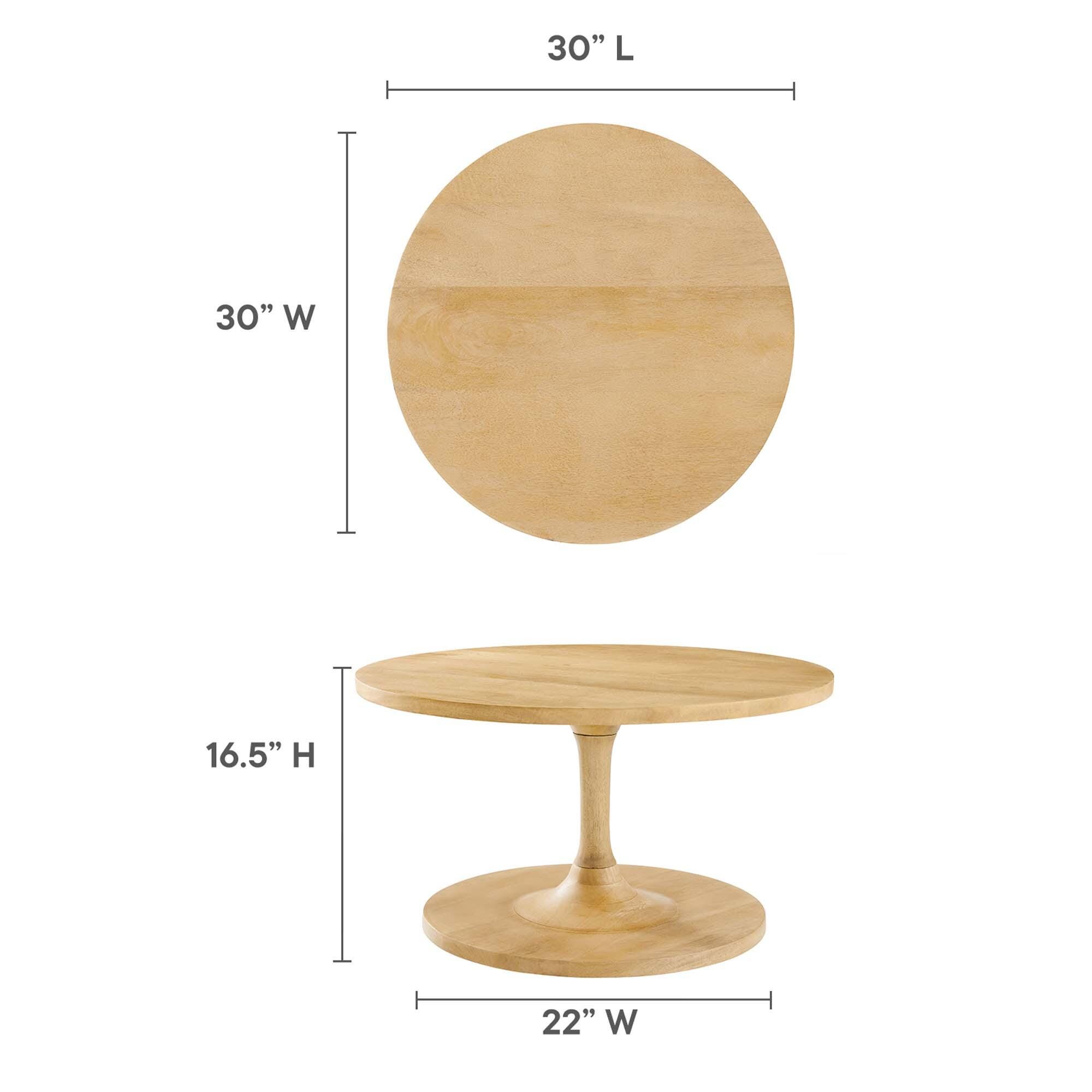 Modway Lina Round Coffee Table, , large