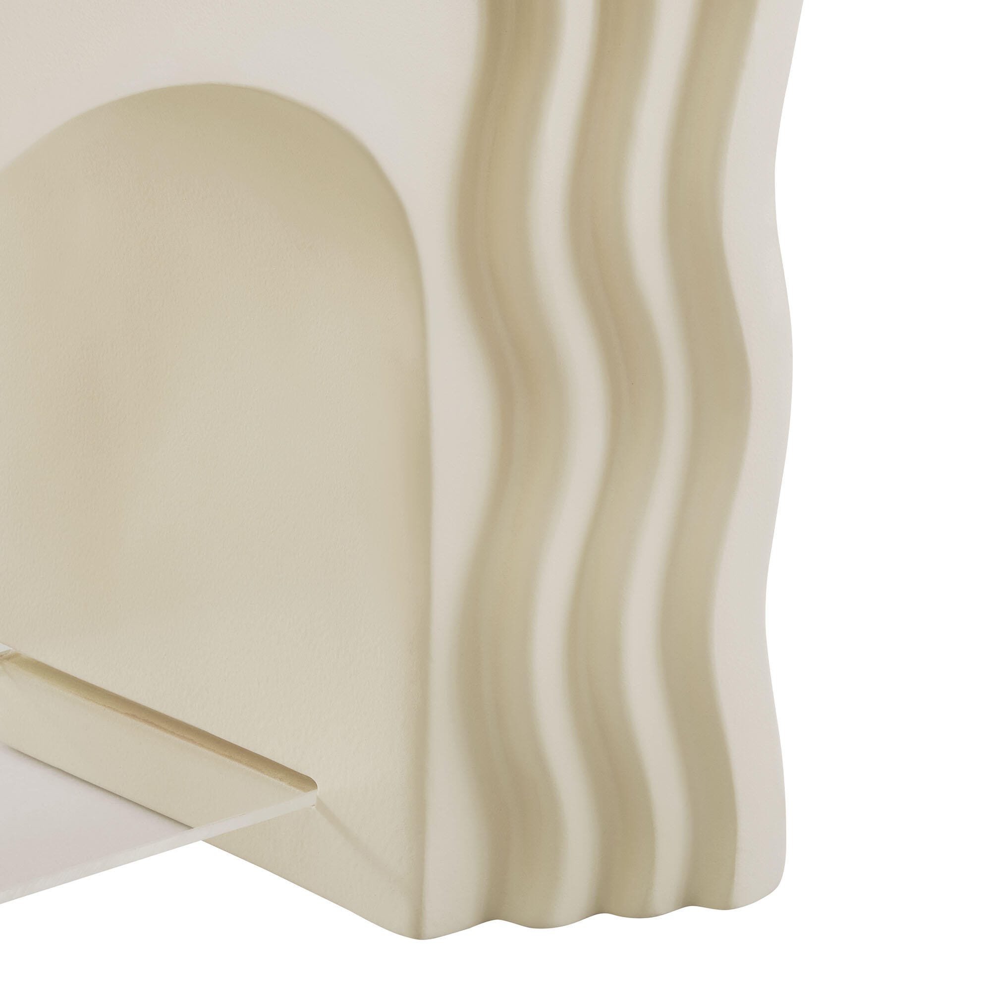 Modway Jorin End Table, Ivory, large
