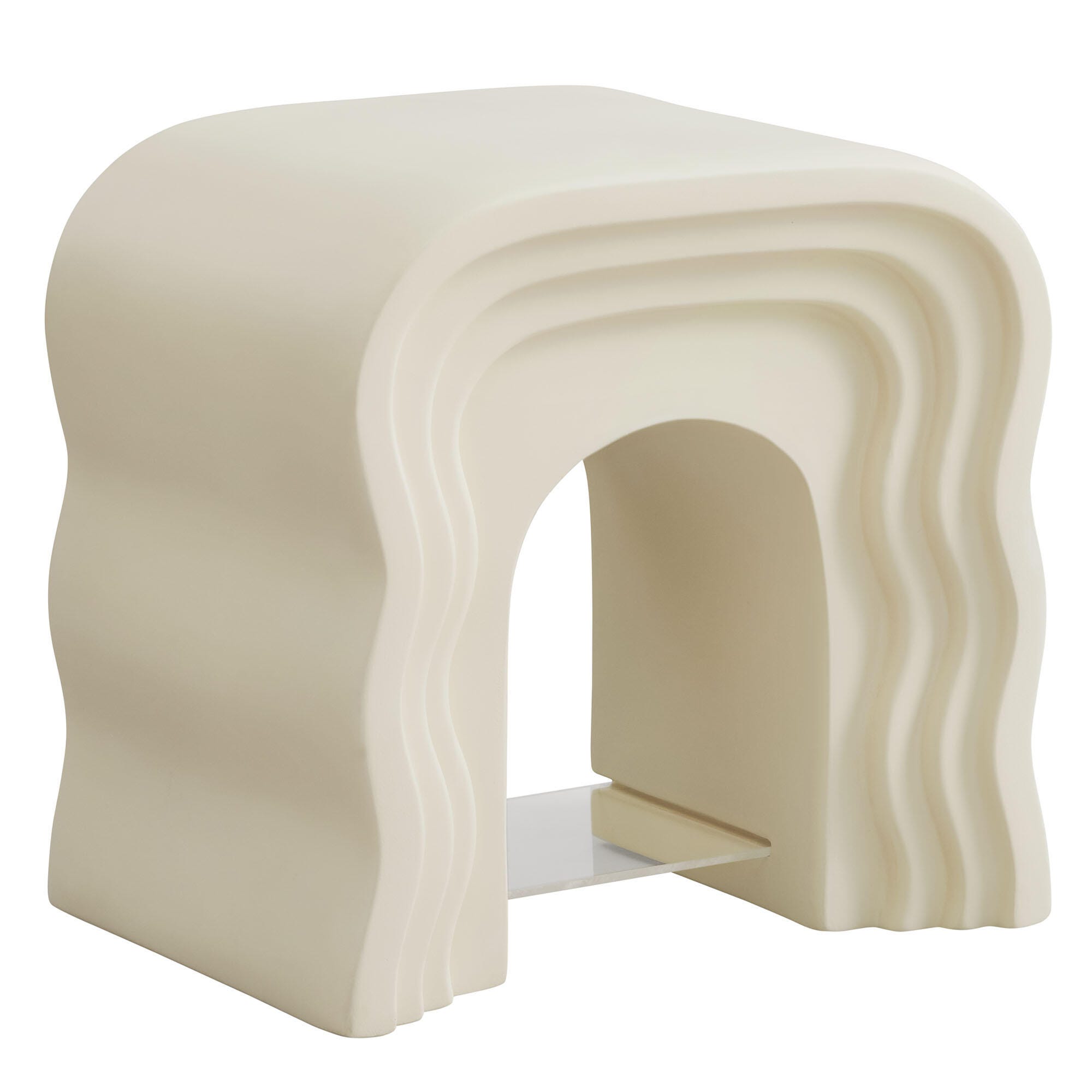 Modway Jorin End Table, Ivory, large