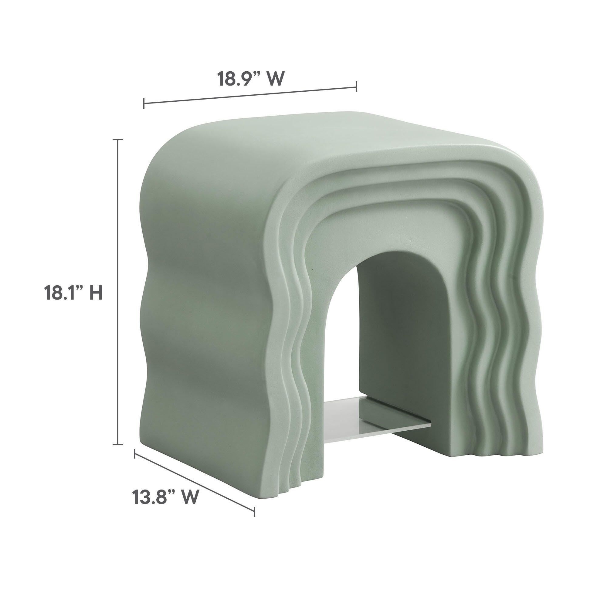 Modway Jorin End Table, Sage, large