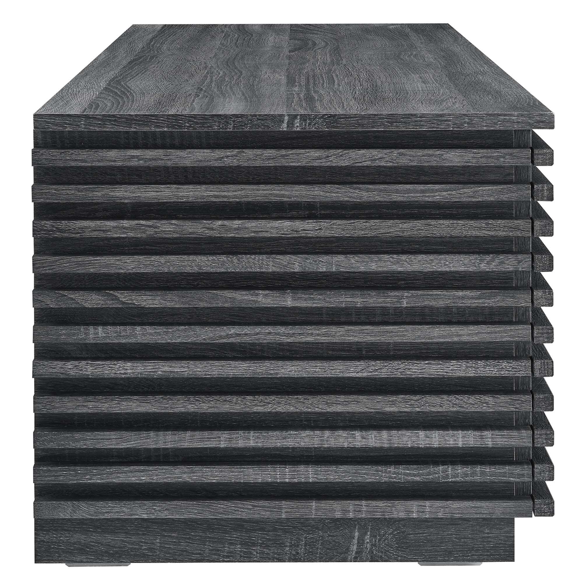 Modway Render Storage Bench, Charcoal, large