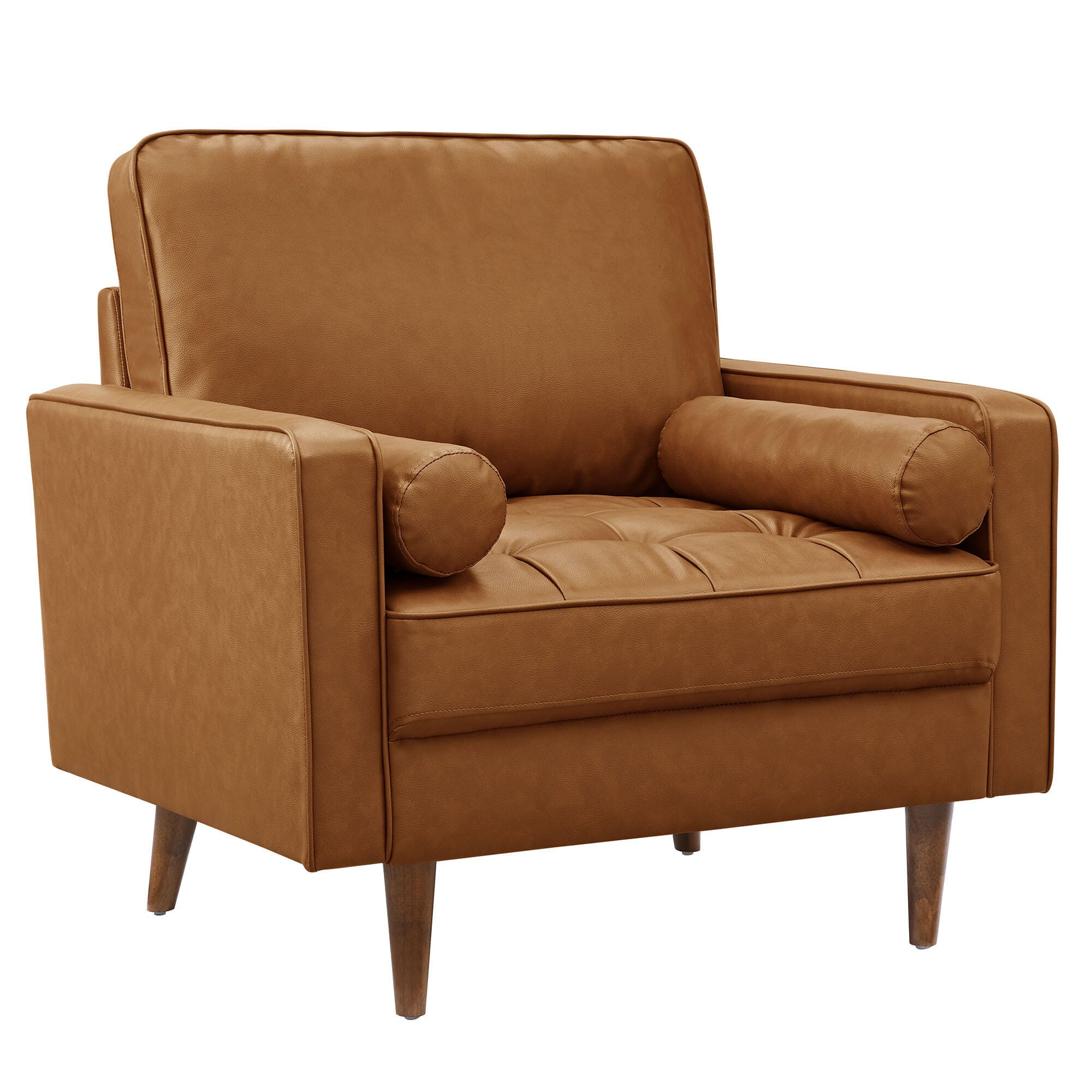 Modway Valour Accent Chair, Tan, large