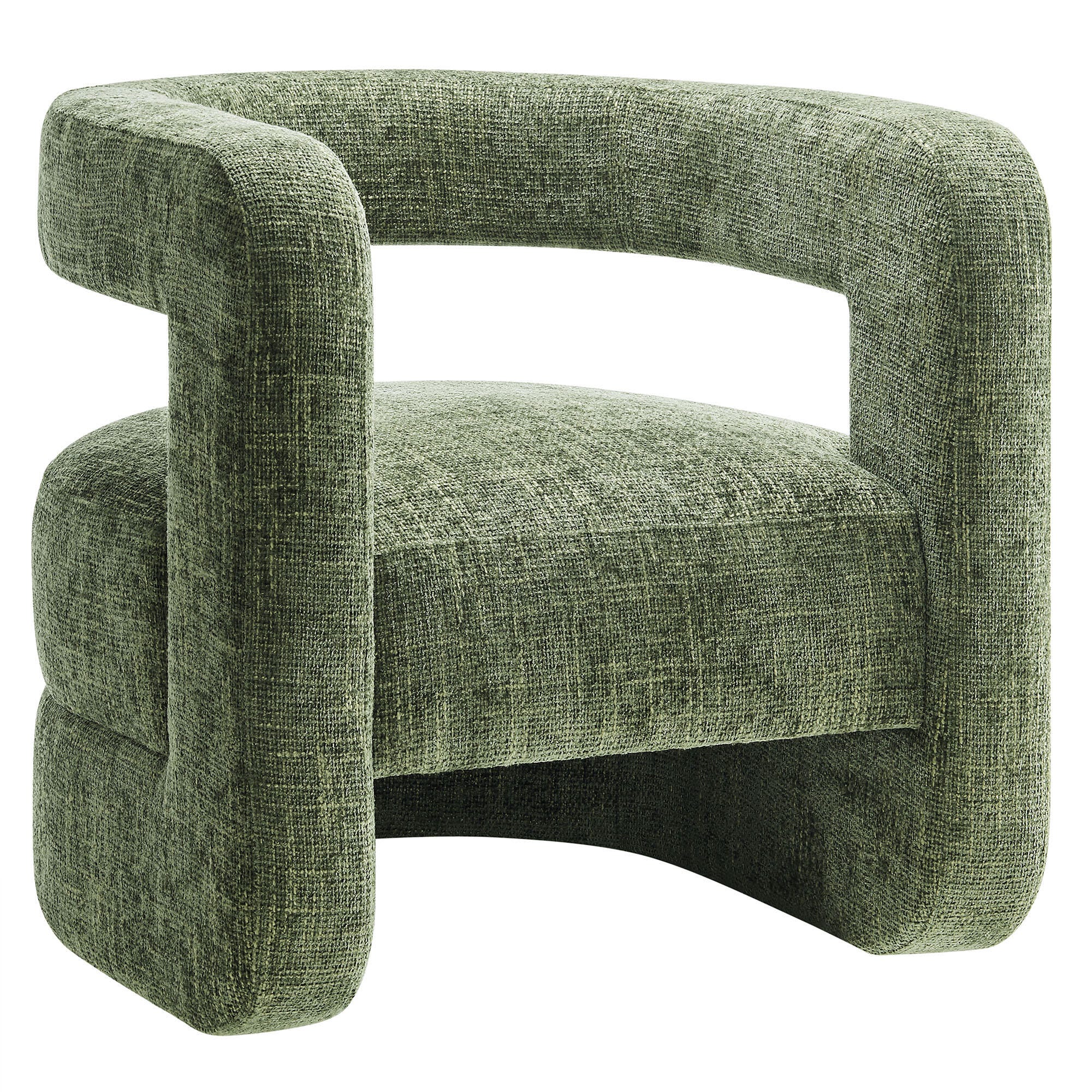 Modway Jaylin Accent Chair, Basil, large