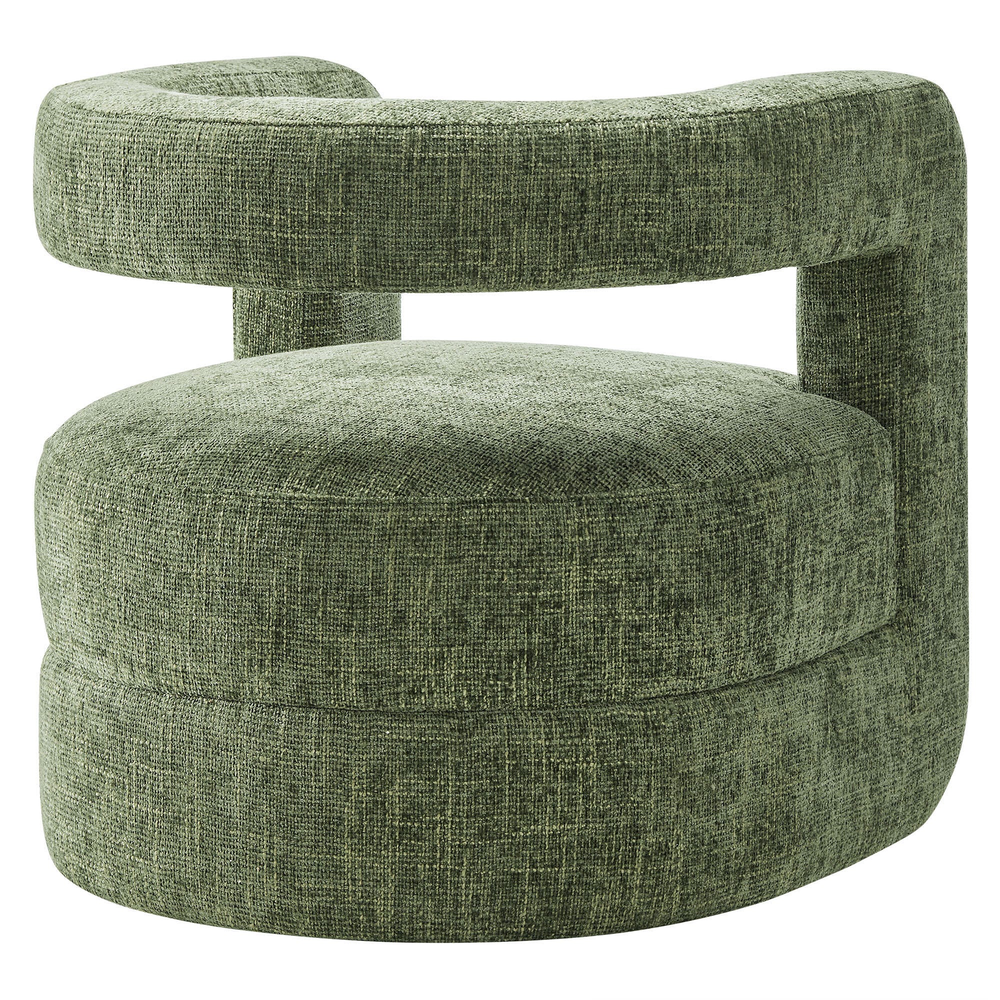 Modway Jaylin Accent Chair, Basil, large