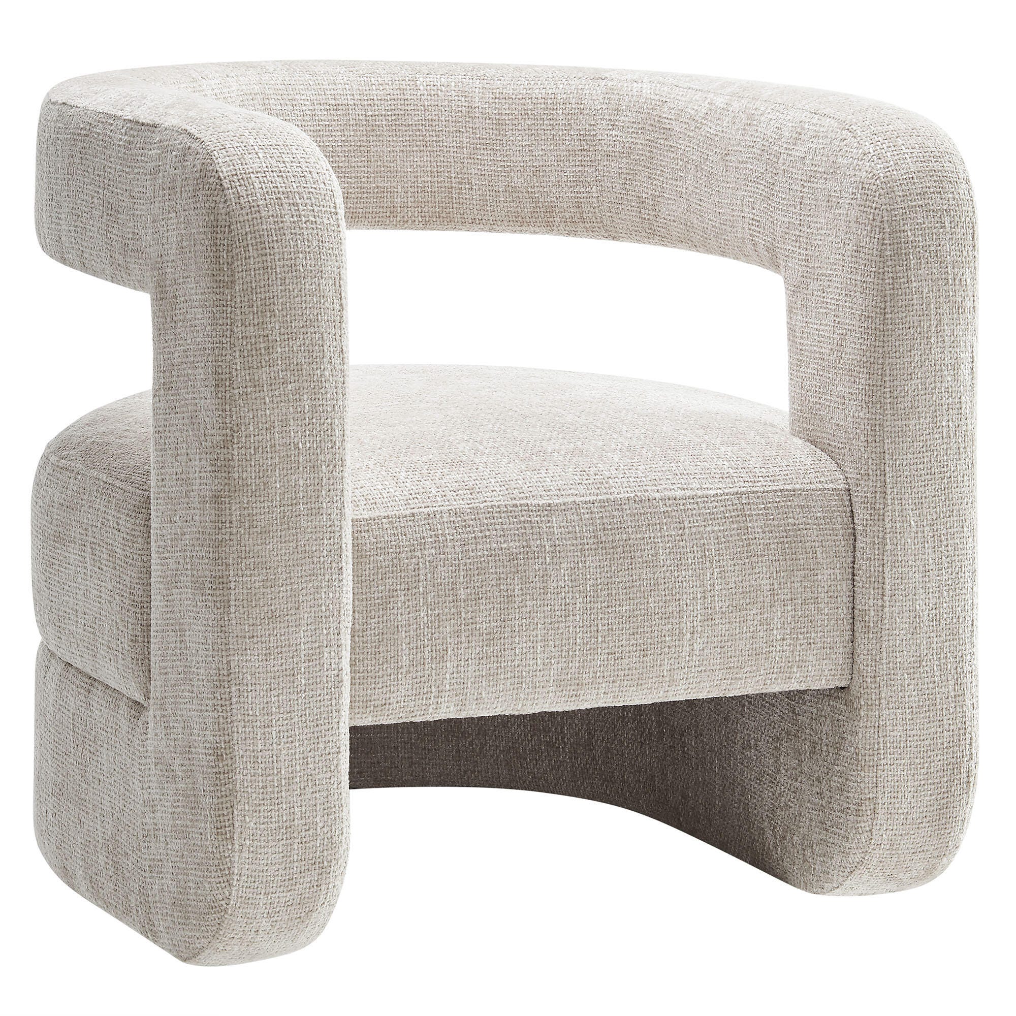 Modway Jaylin Accent Chair, Dove Gray, large