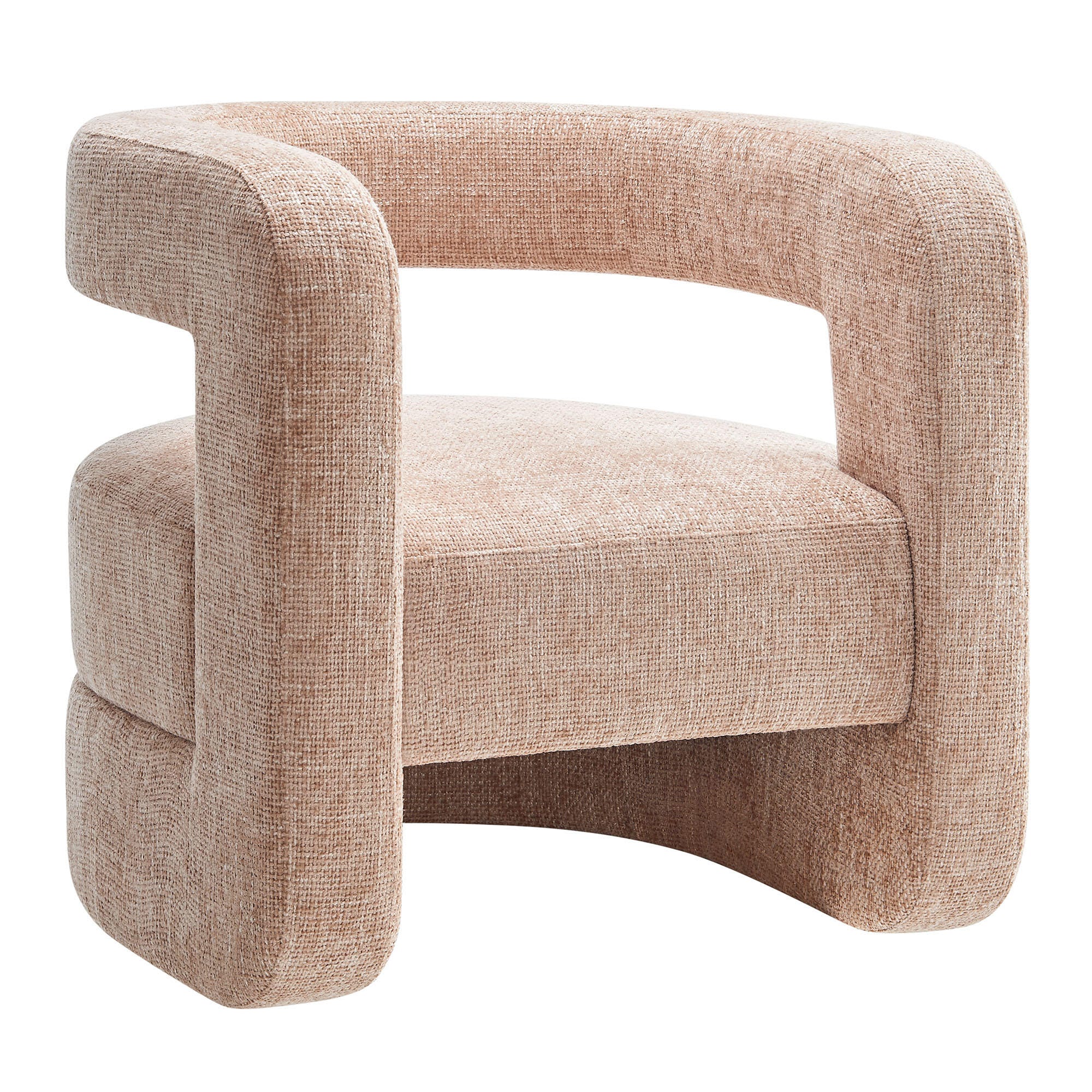 Modway Jaylin Accent Chair, Light Taupe, large