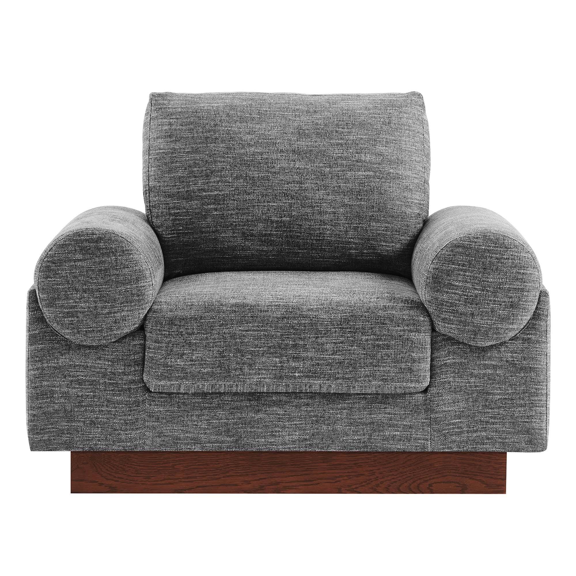 Modway Oasis Accent Chair, Gray, large