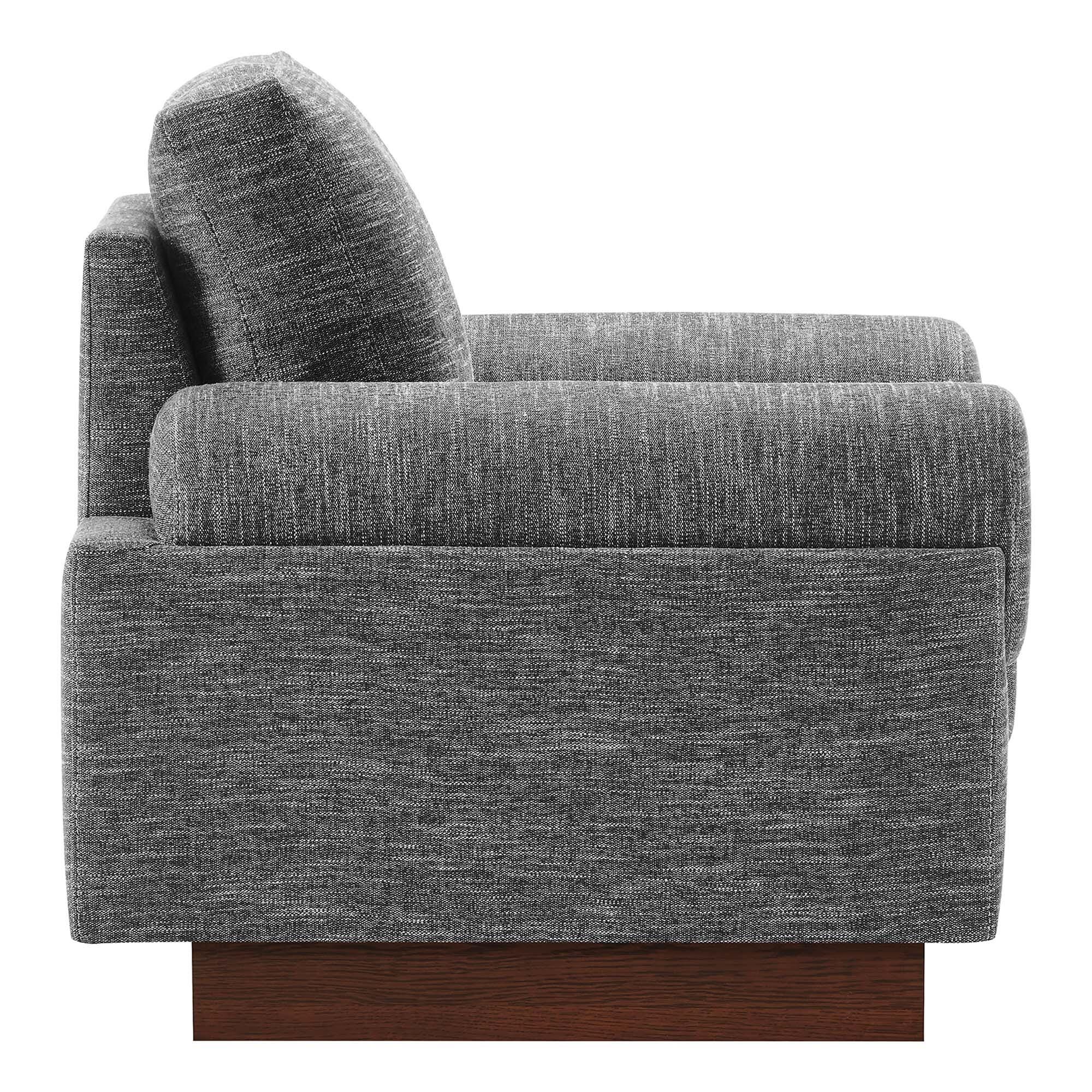 Modway Oasis Accent Chair, Gray, large