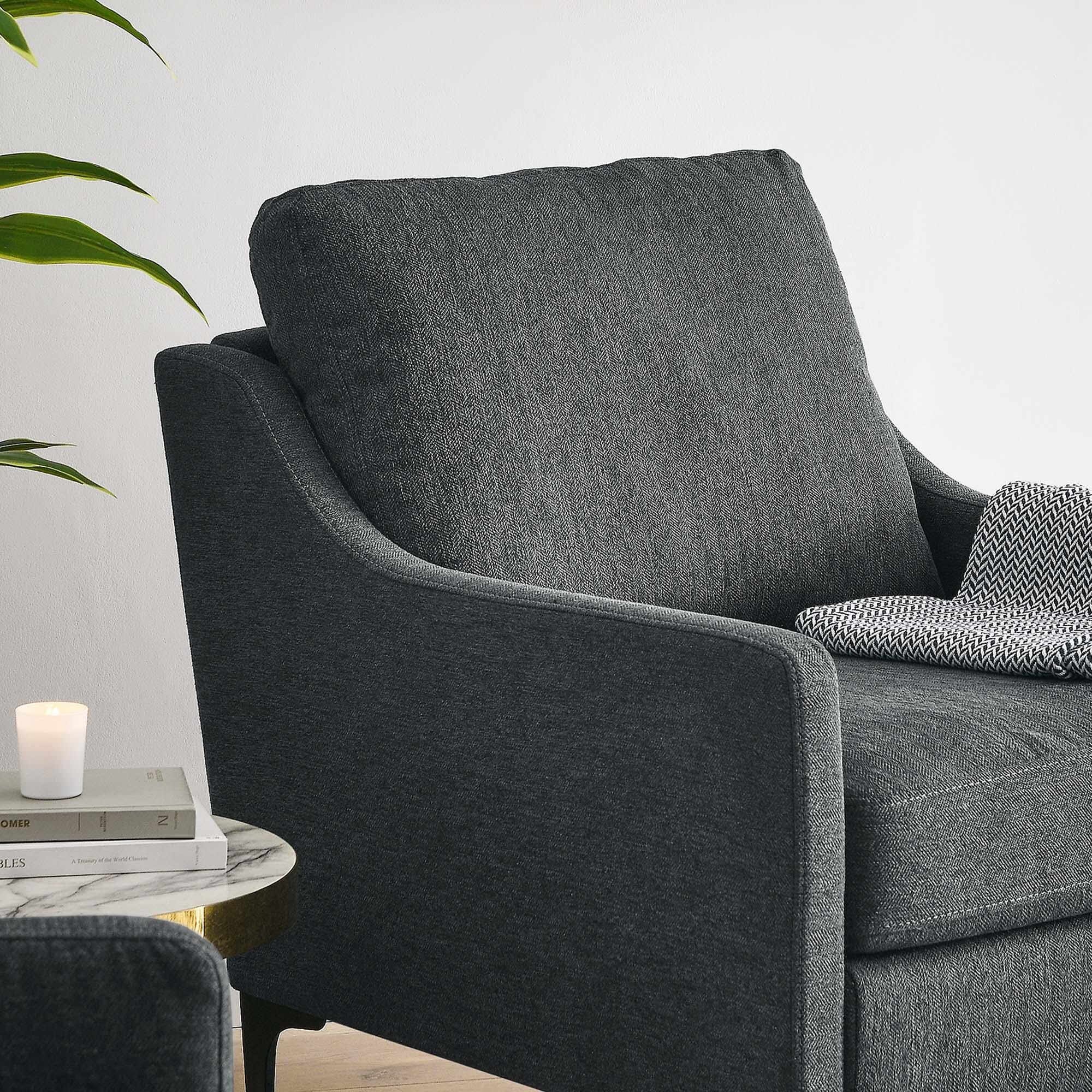 Modway Corland Solid Accent Chair, , large