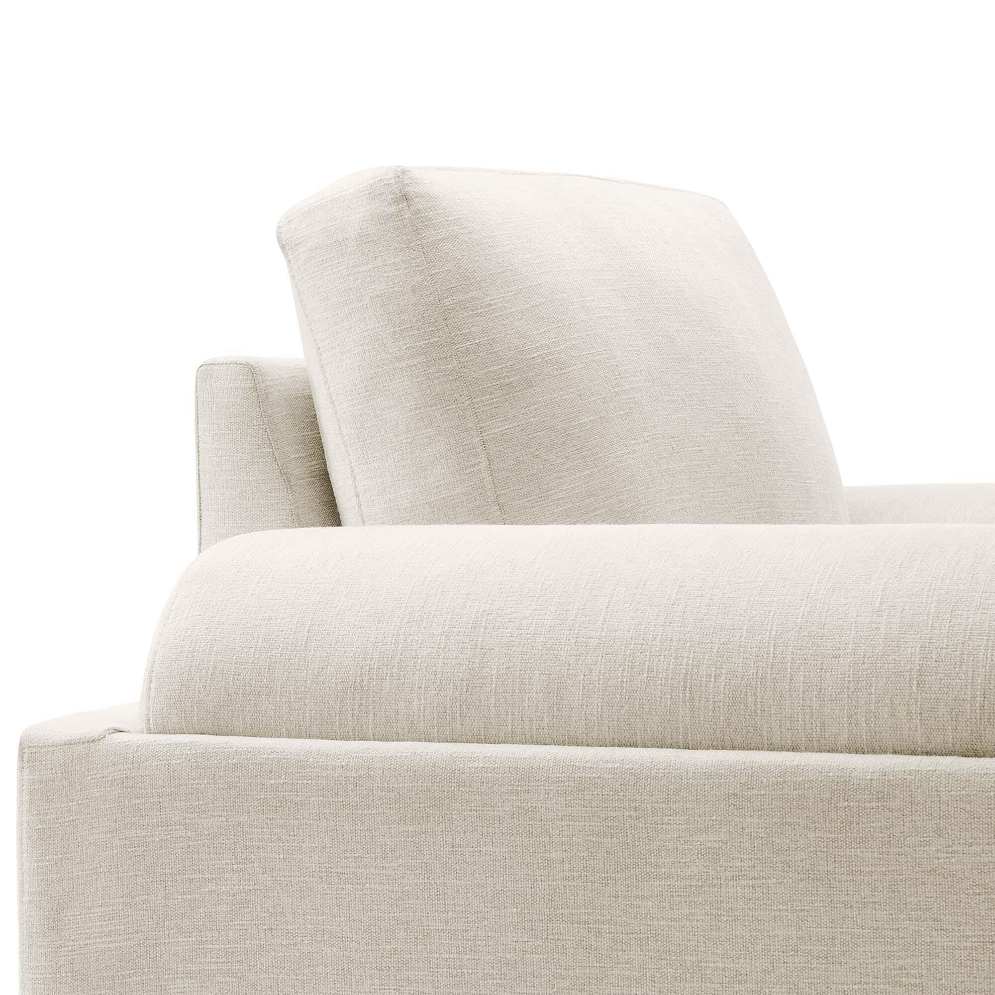 Modway Oasis Accent Chair, Ivory/White, large