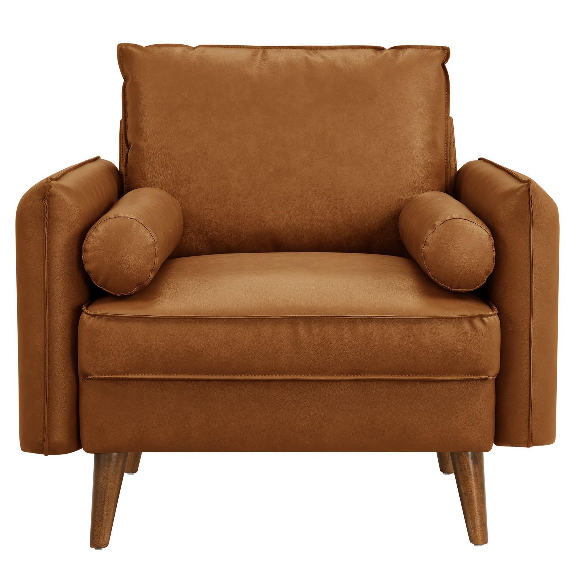 Modway Revive Accent Chair, Tan, large