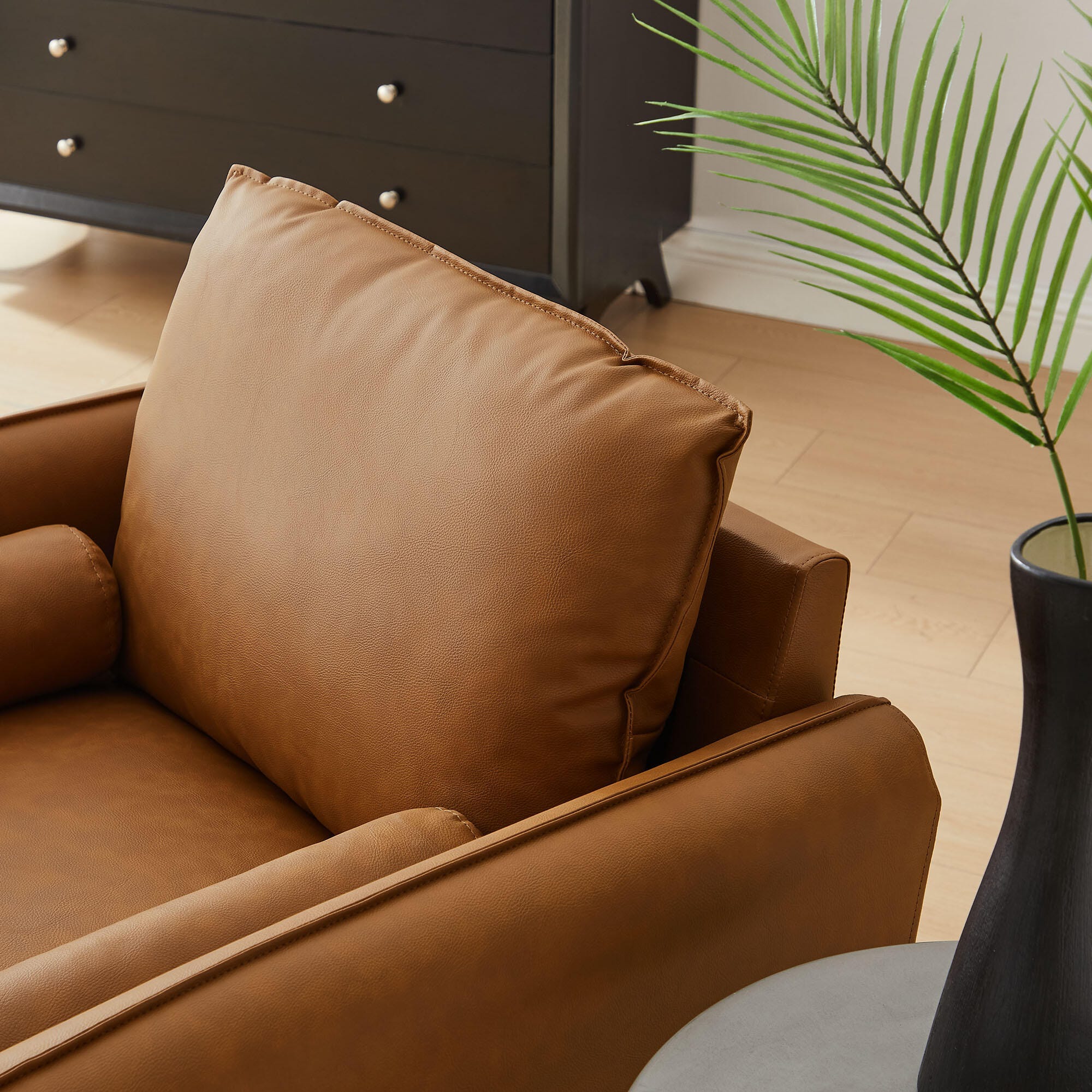 Modway Revive Accent Chair, Tan, large