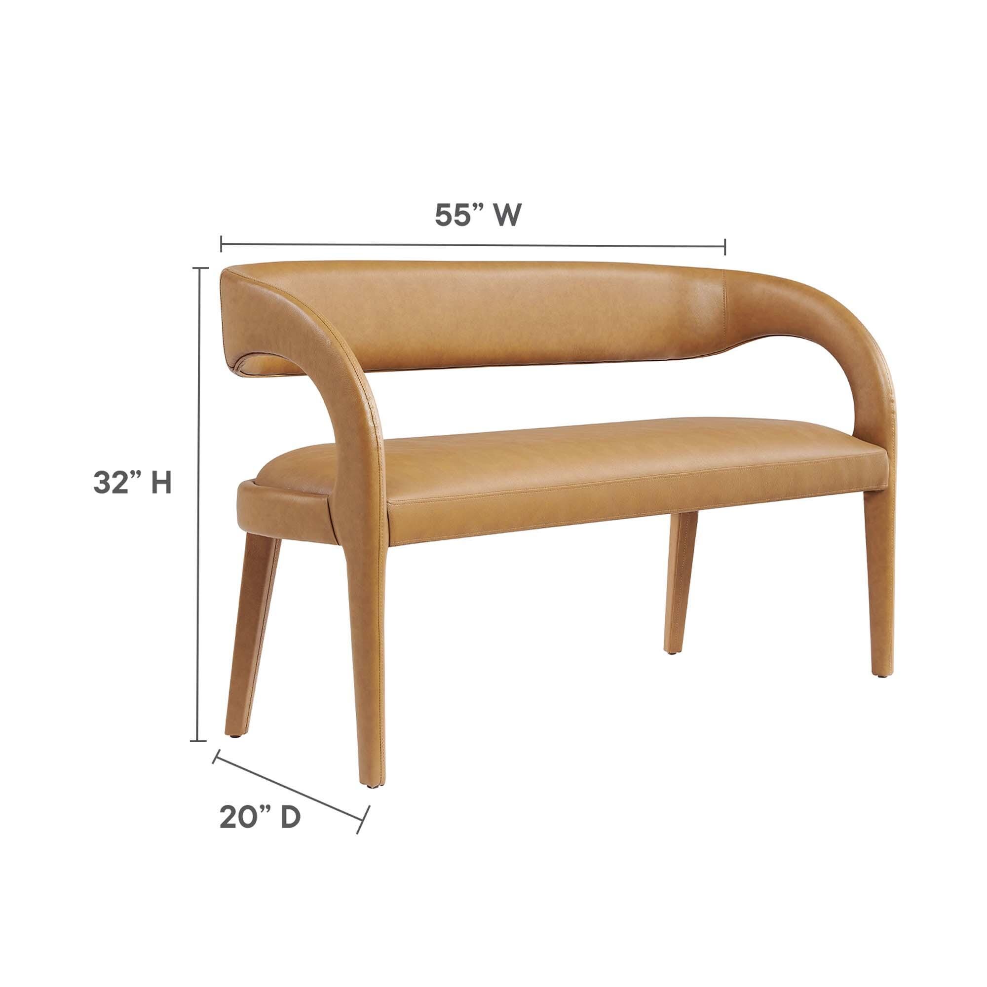 Modway Pinnacle Solid Bench, , large