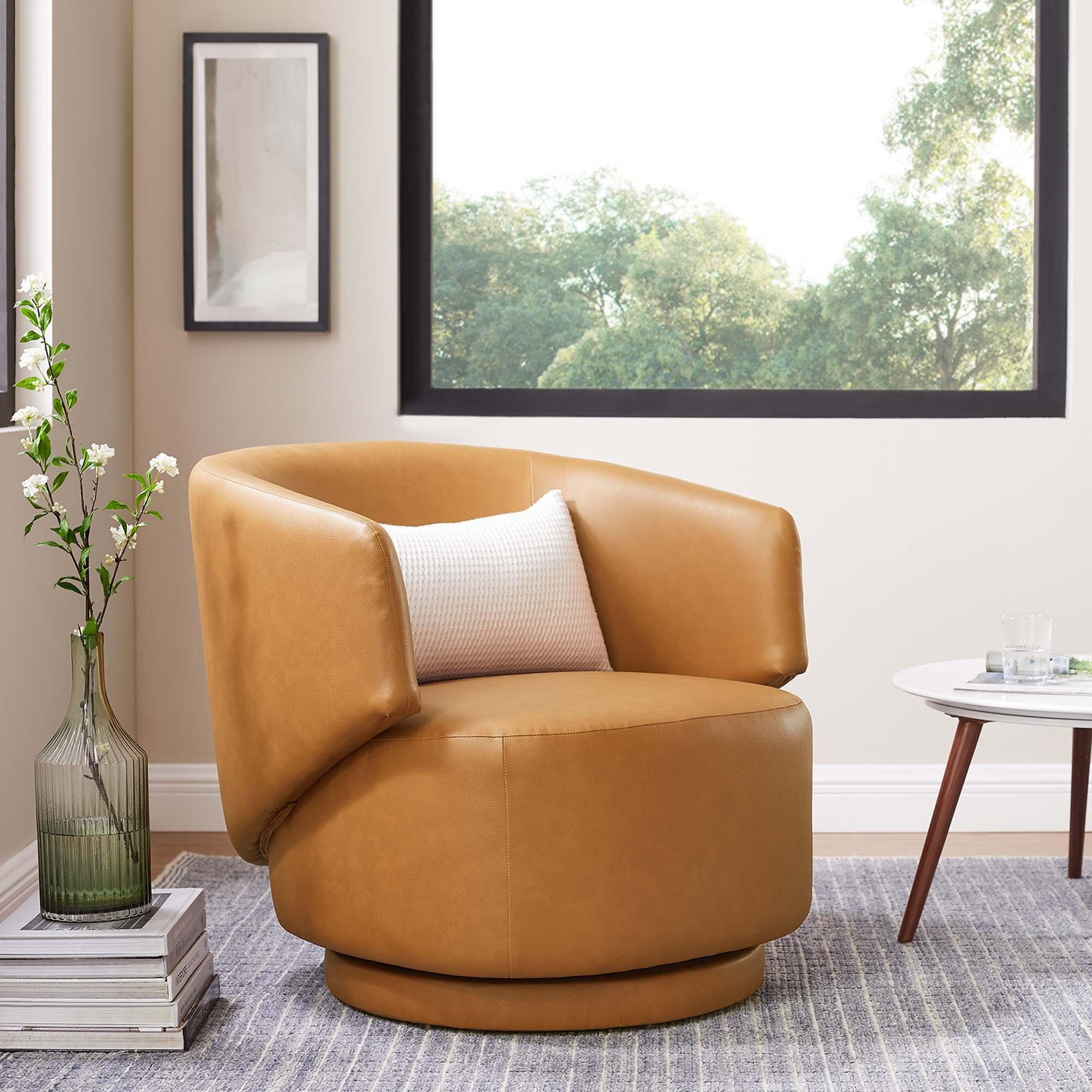 Modway Celestia Solid Swivel Accent Chair, , rollover